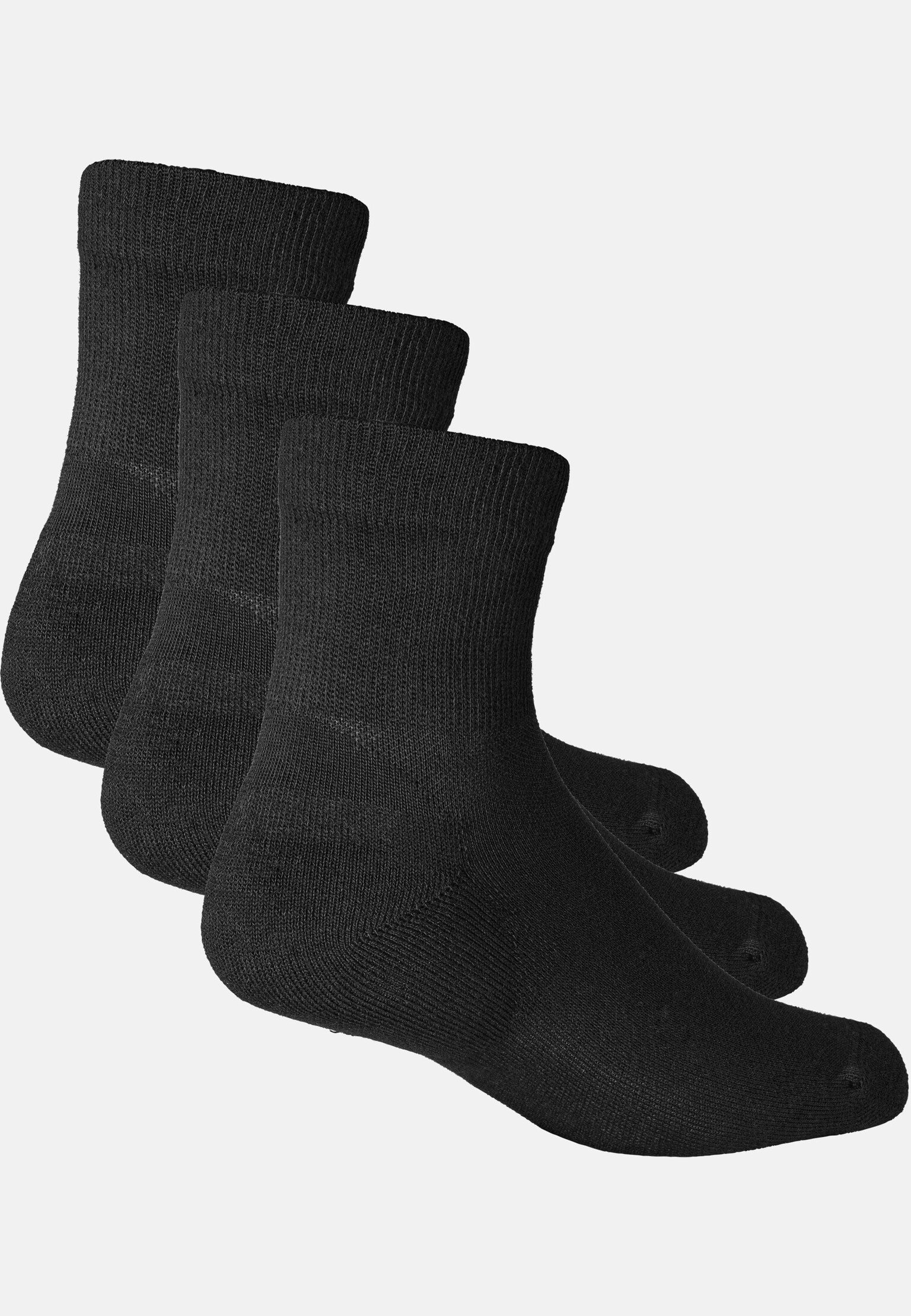 Active 3 Pack Quarter Socks