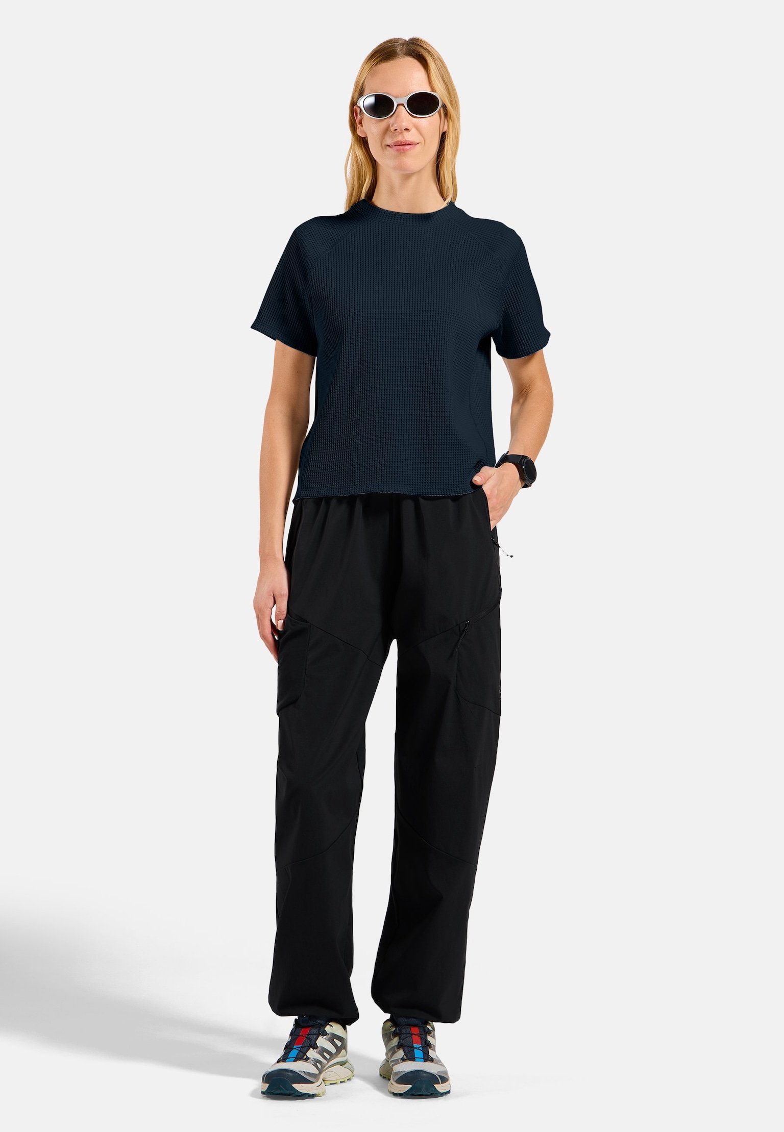 Cubic multisport kortermet trøye med rund hals