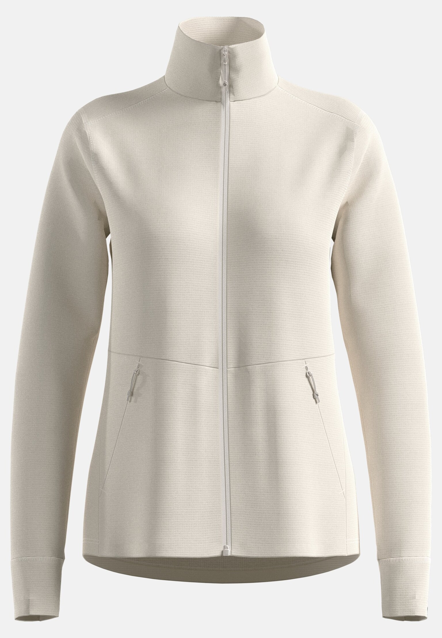 Veste multisport à zip intégral en polaire à structure quadrillée Essentials