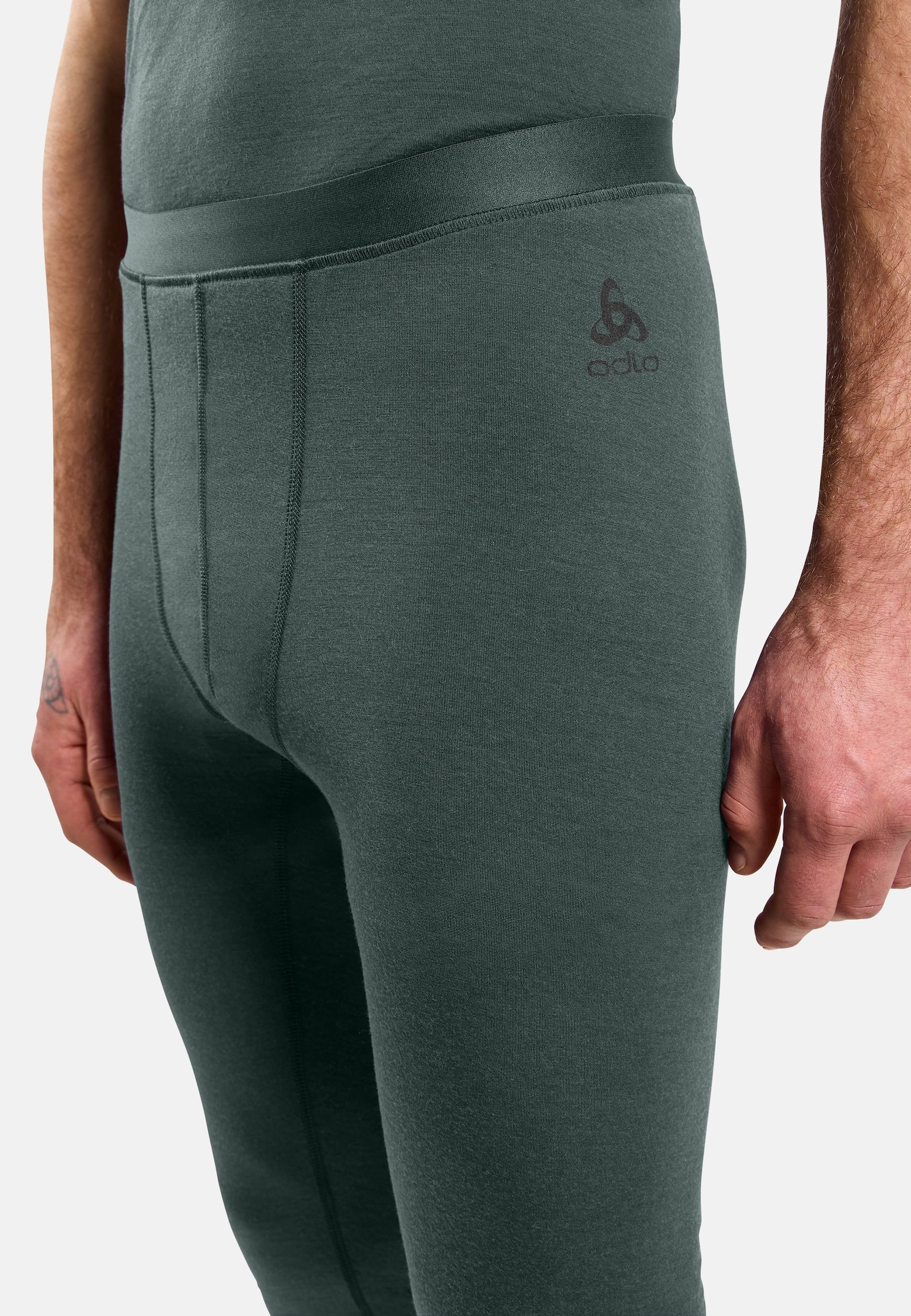 Natural 100% Merino Warm-basislaagbroek voor heren