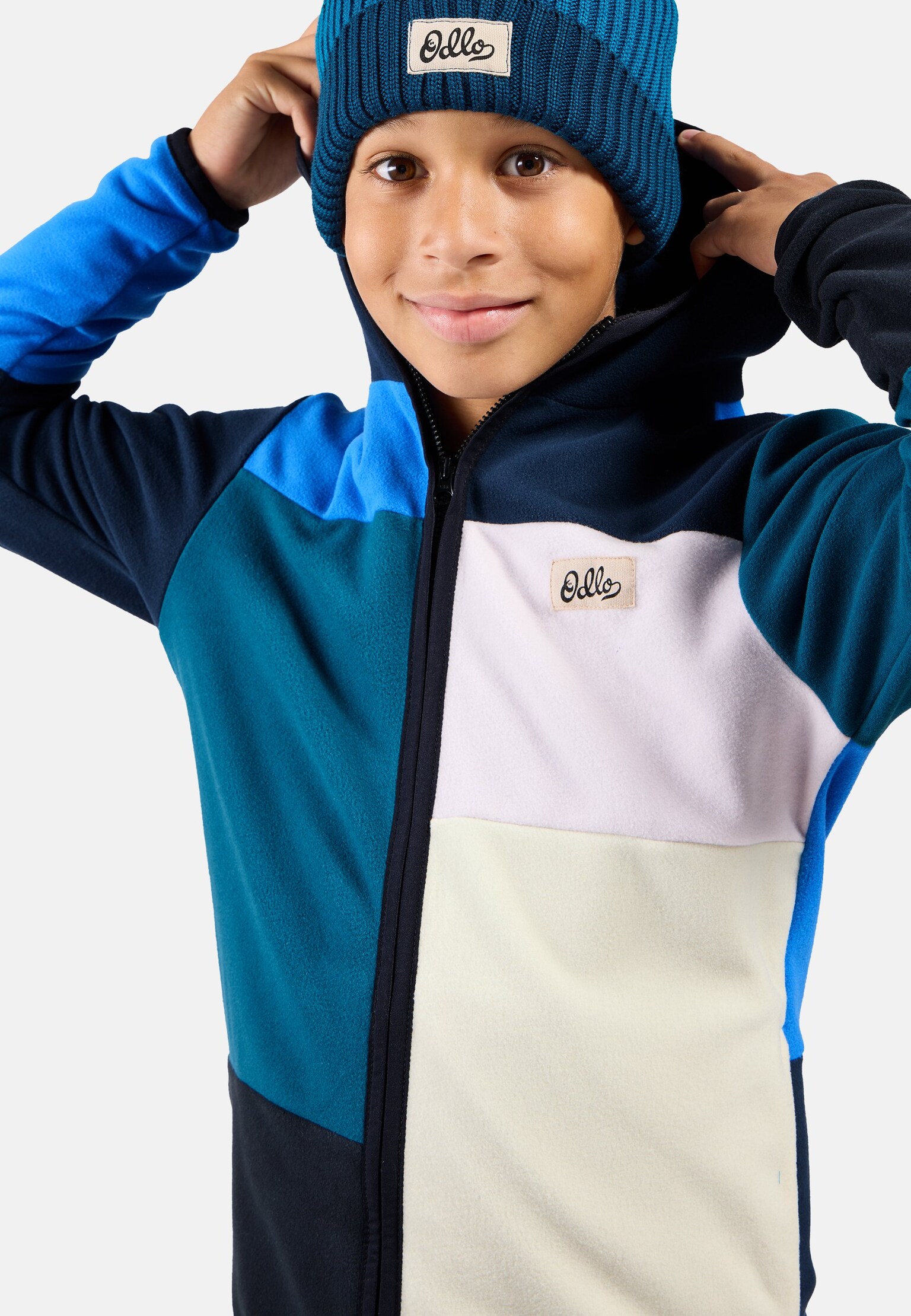 Classic Fleece Hoody Kids Løpe Hettegenser Full-Zip