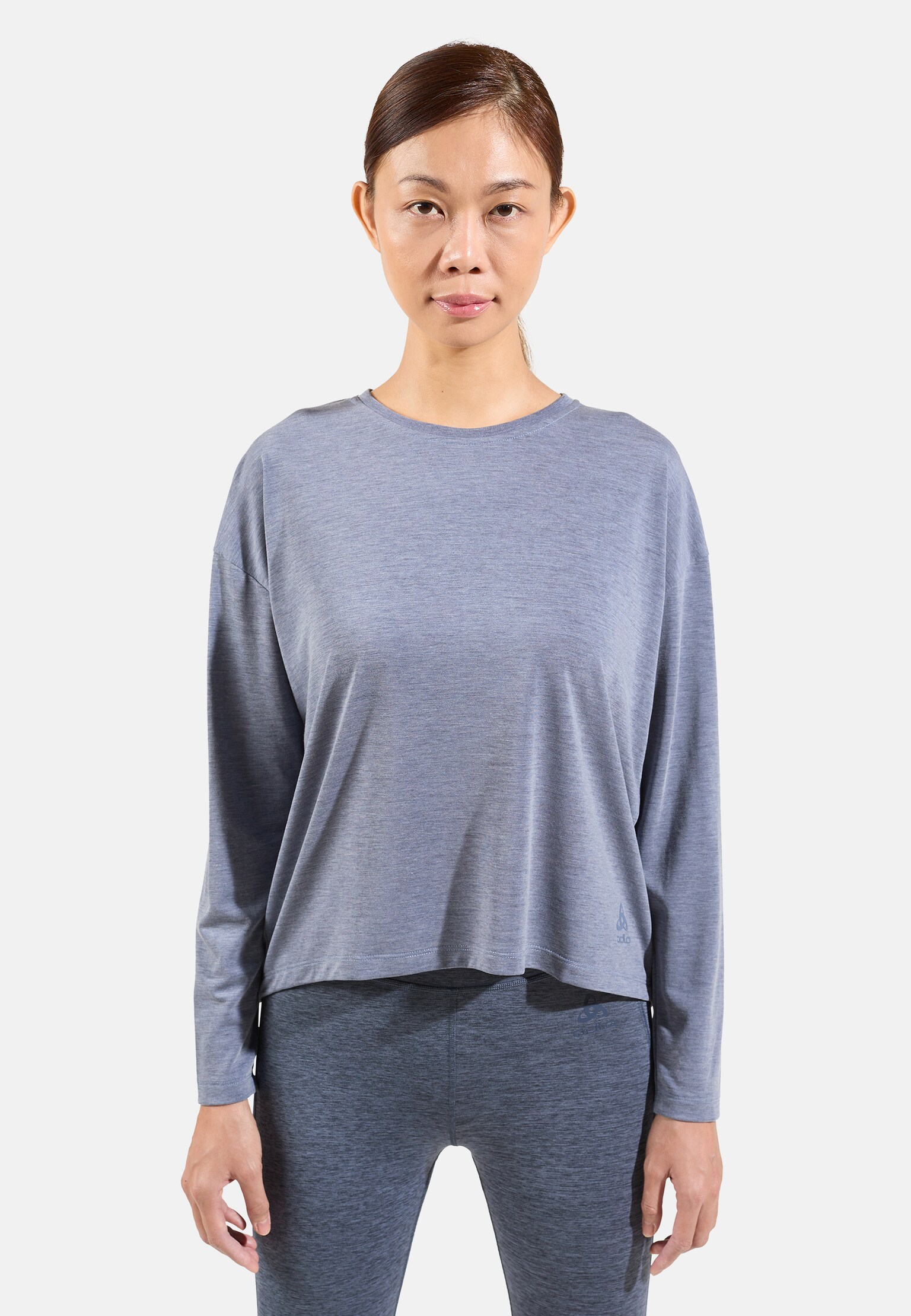 Active 365 longsleeve van natuurlijke materiaalmix