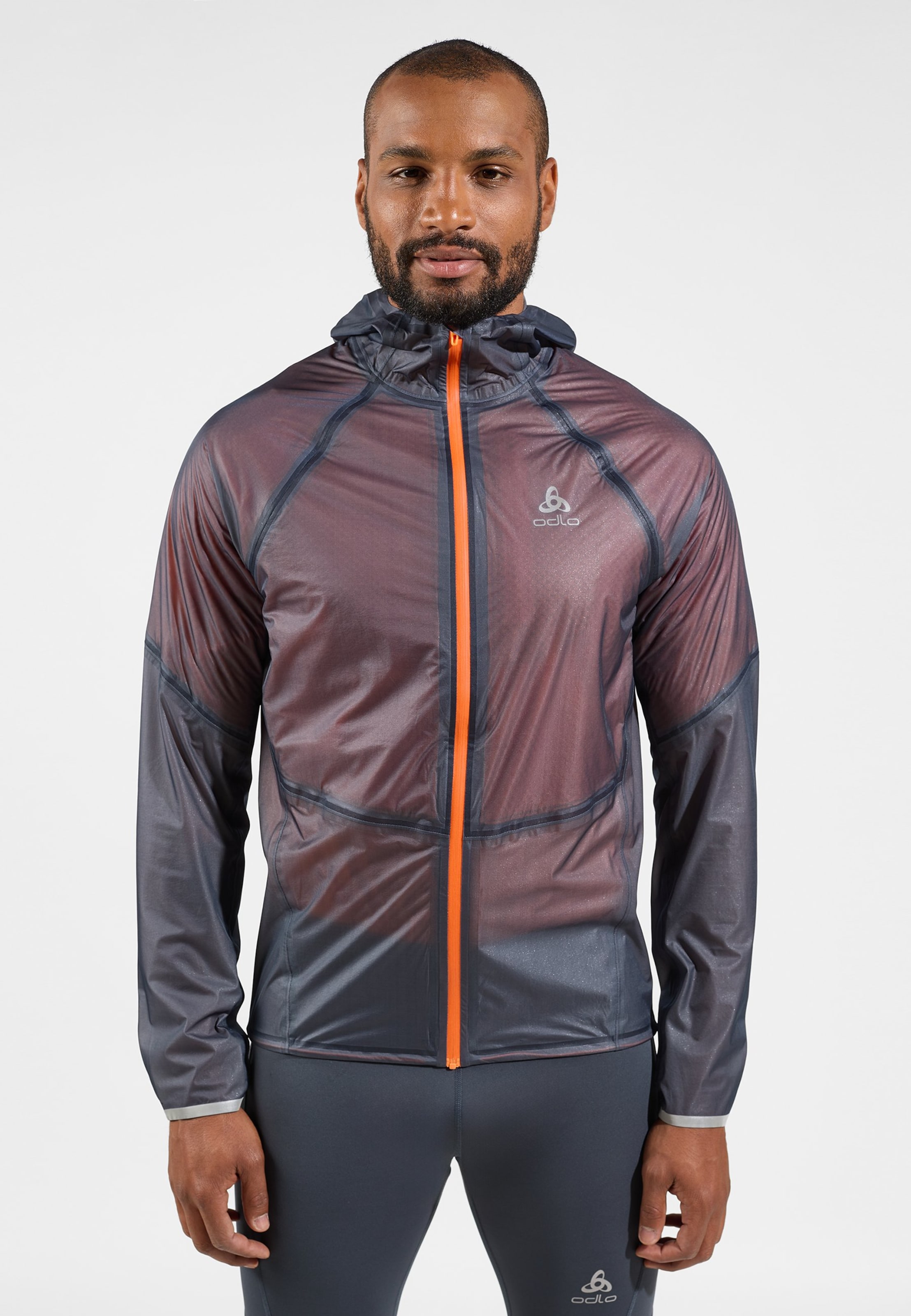 Odlo Dual Dry Waterproof Insulated Laufjacke für Herren - Trail Running, Skilanglauf - blau, S