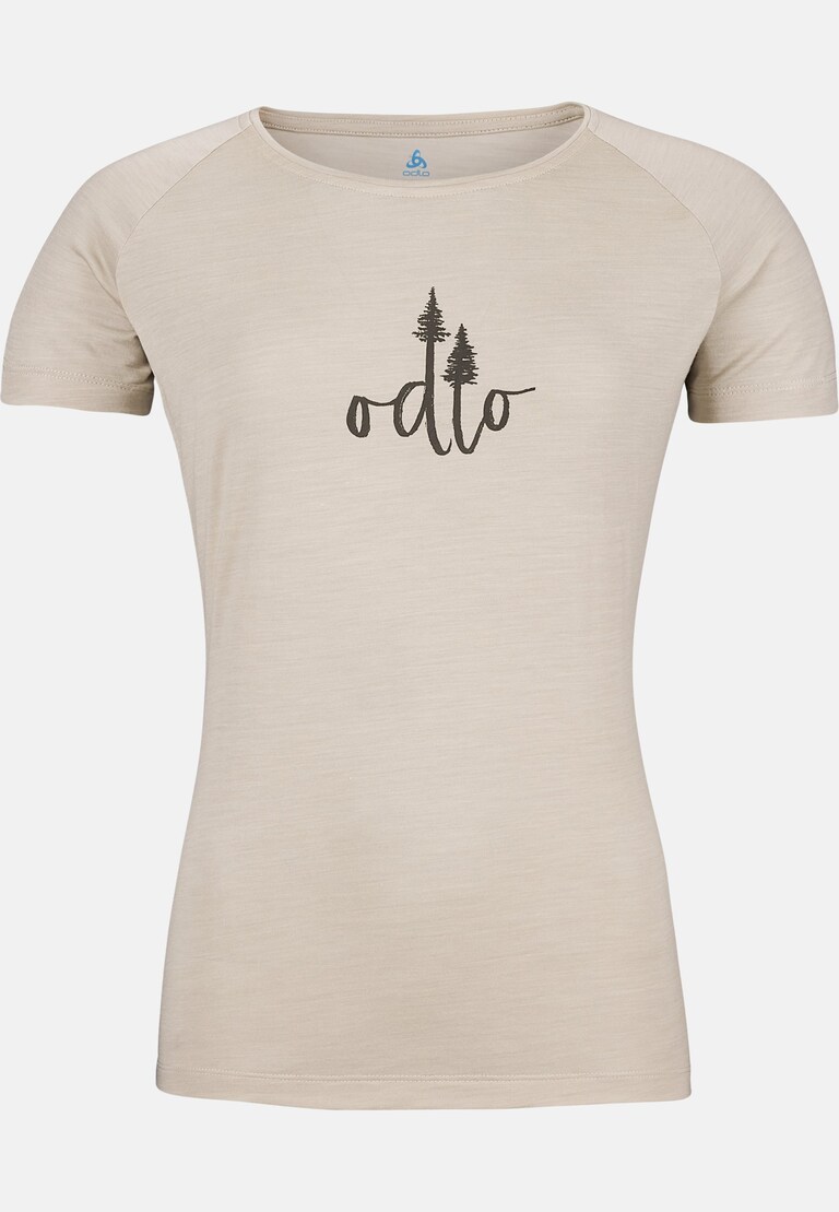 The Ascent Performance Wool 130 trees t-shirt