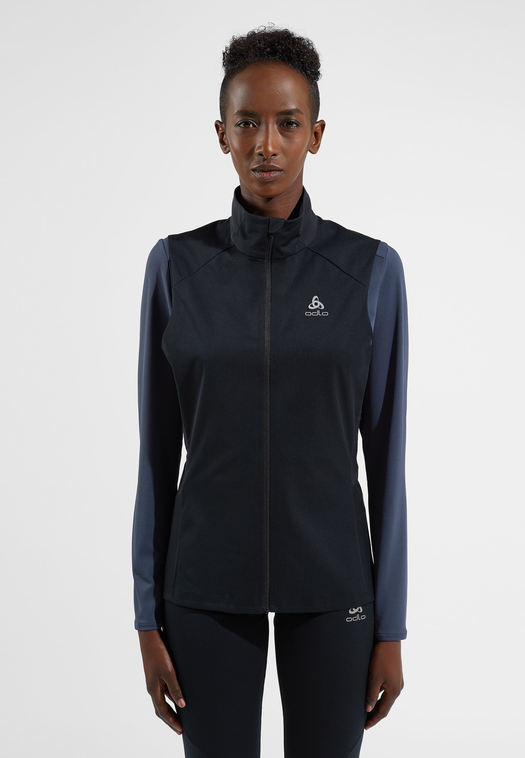 Odlo Zeroweight Warm Laufweste für Damen, XS, schwarz