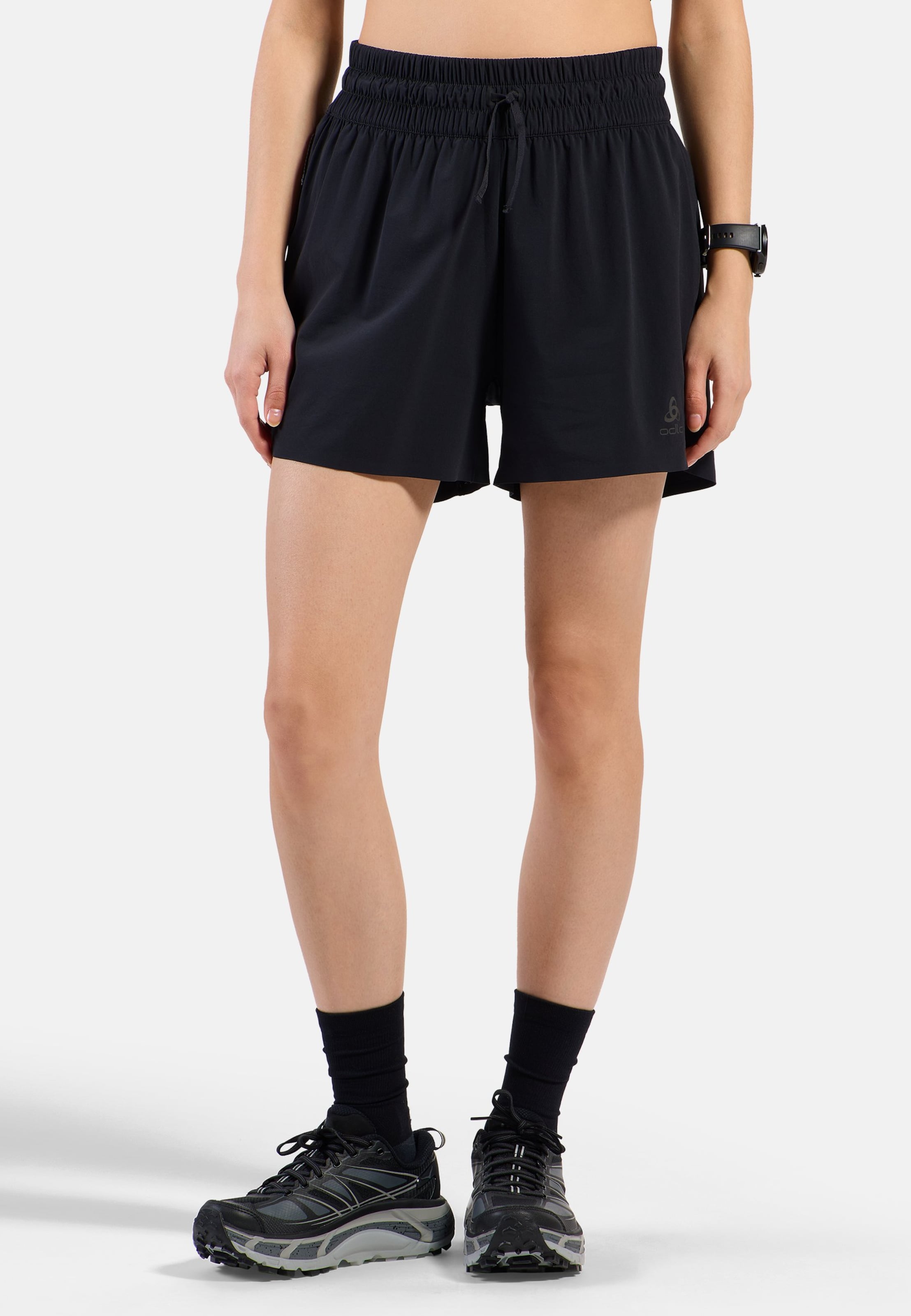Odlo Zeroweight 4 Inch Laufshorts für Damen - Training, Running - schwarz, XL
