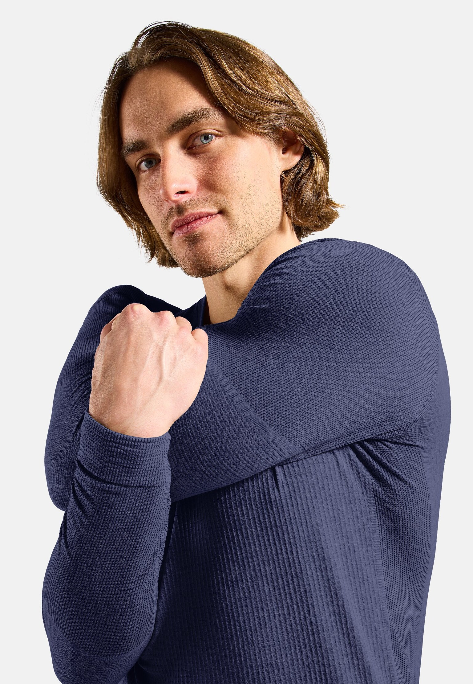 Base layer girocollo senza maniche Seamless Performance Wool
