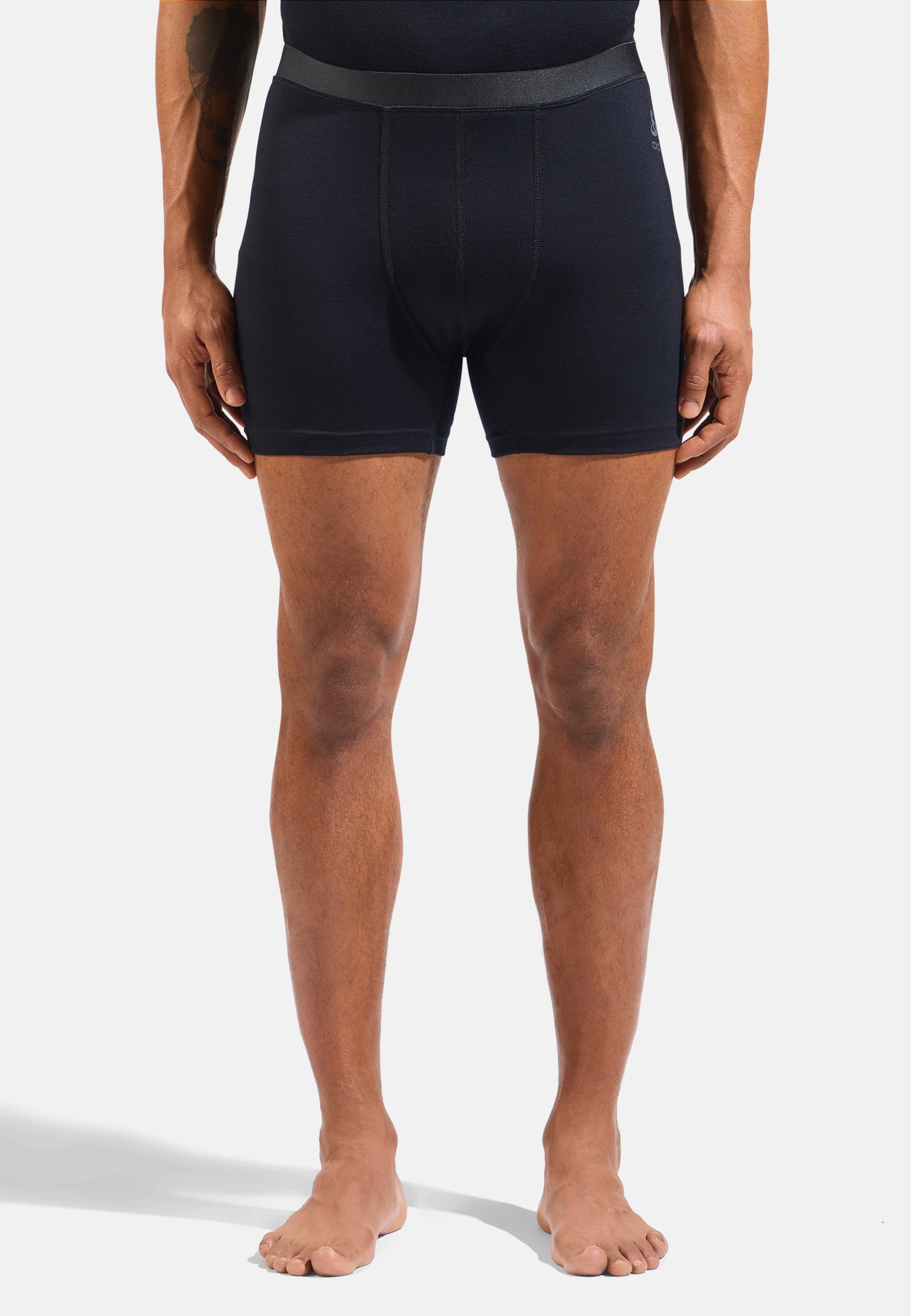 Odlo Natural Merino 160 Boxershorts für Herren, S, schwarz