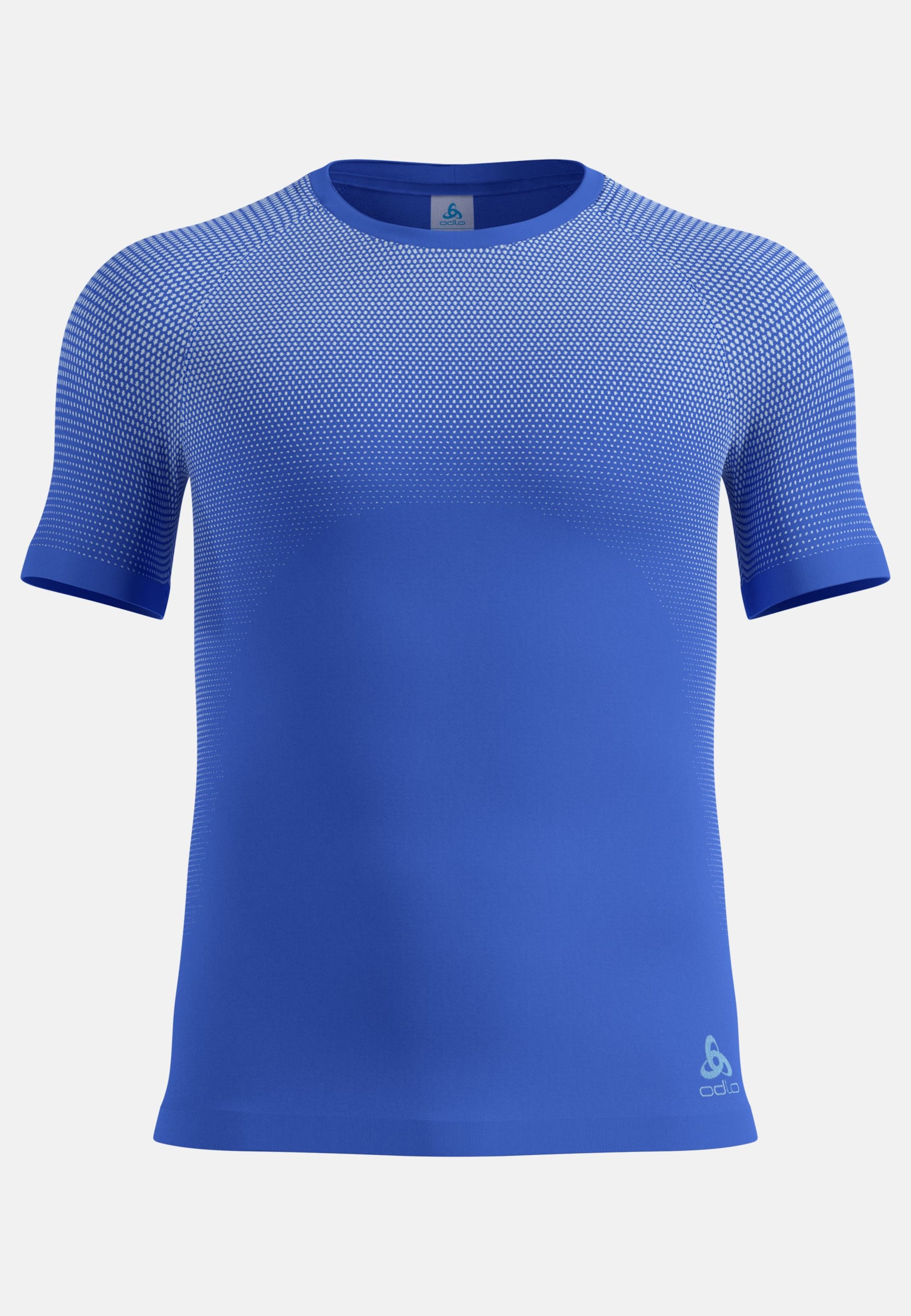 Odlo Kurzärmeliges Performance Light Base-Layer-Shirt für Herren, L, blau