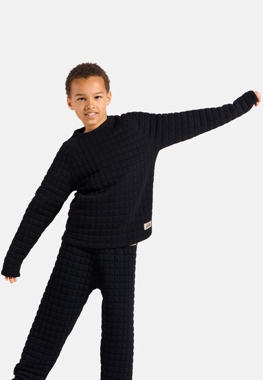 Maglia girocollo trapuntata per bambini collezione Adventurer