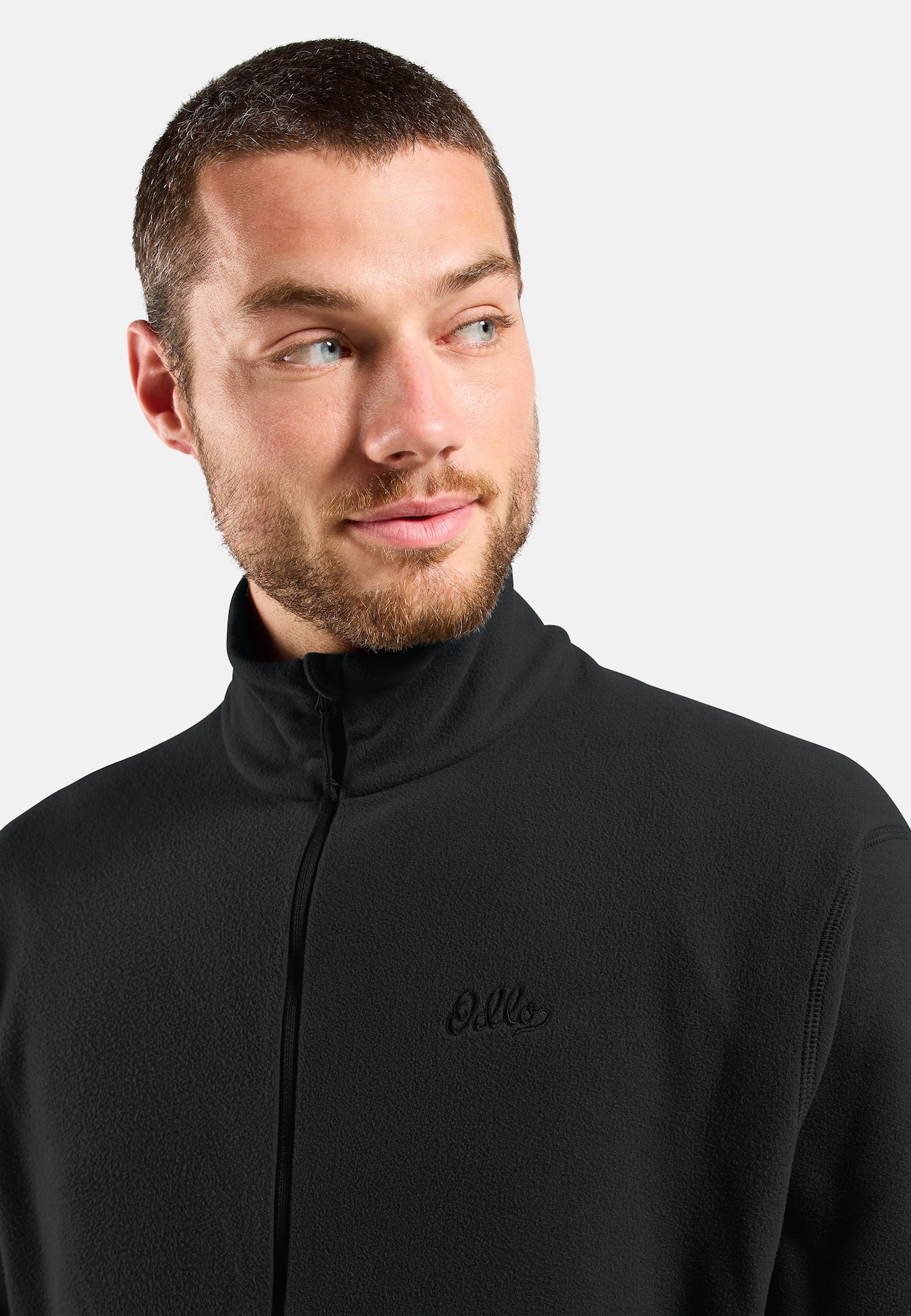 Felpa Classic Fleece a zip intera