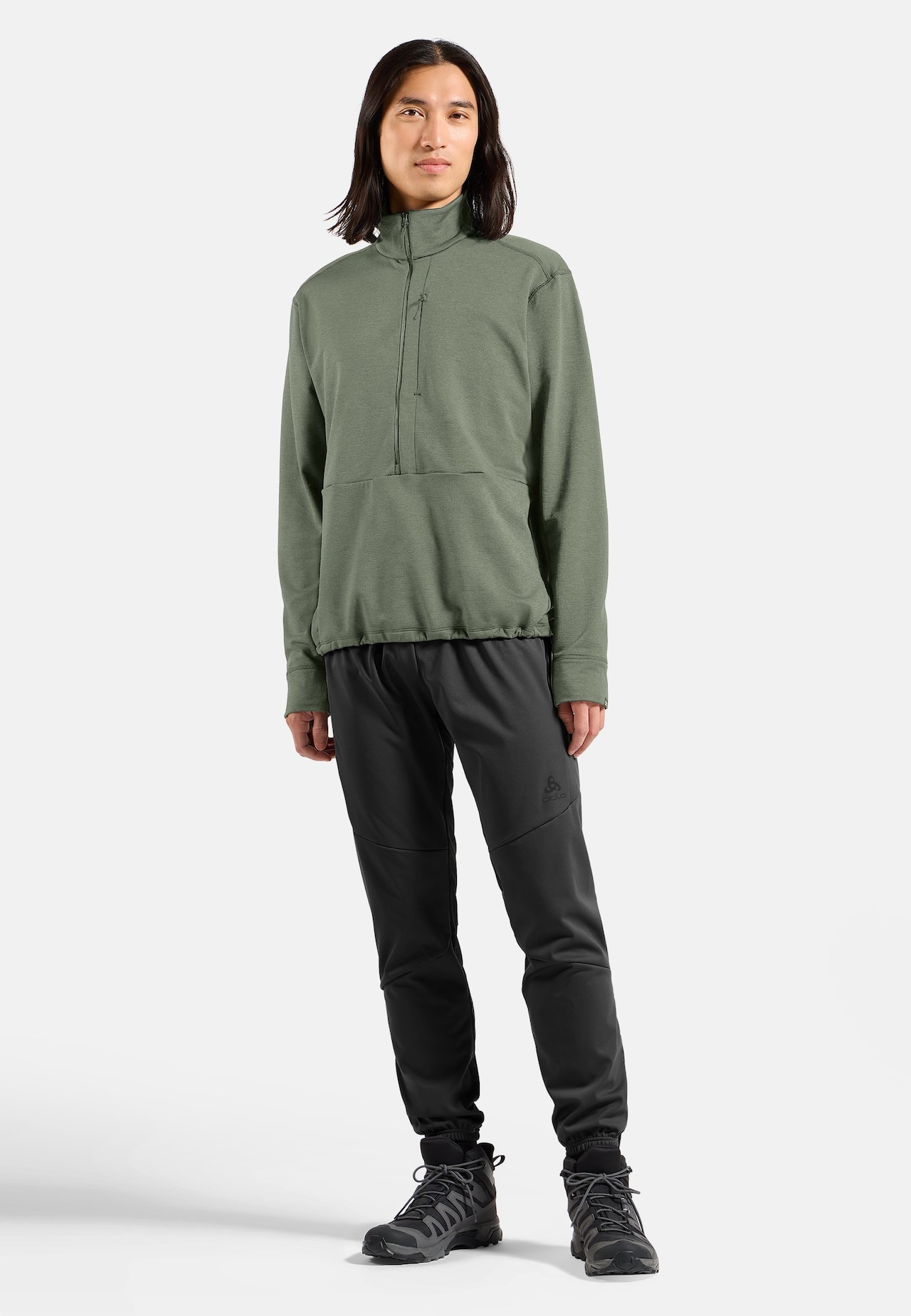 Grid Fleece Mid Layer Half-Zip