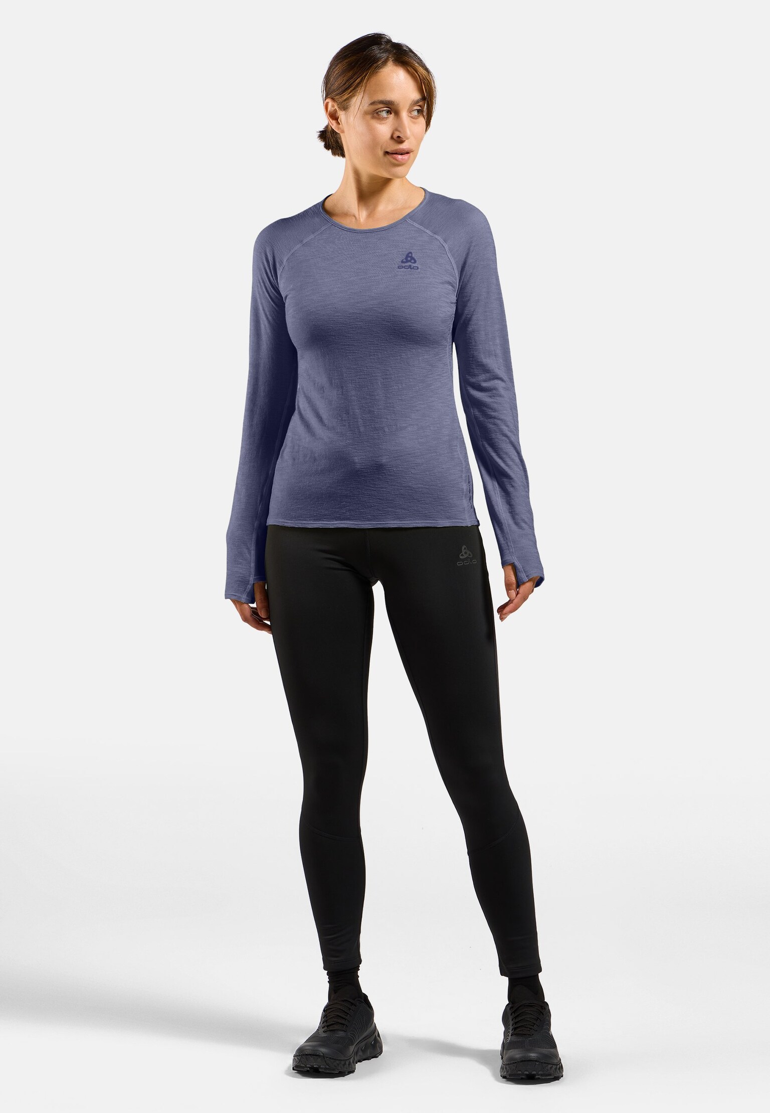 T-shirt da trail running a maniche lunghe X-Alp Performance Wool 115