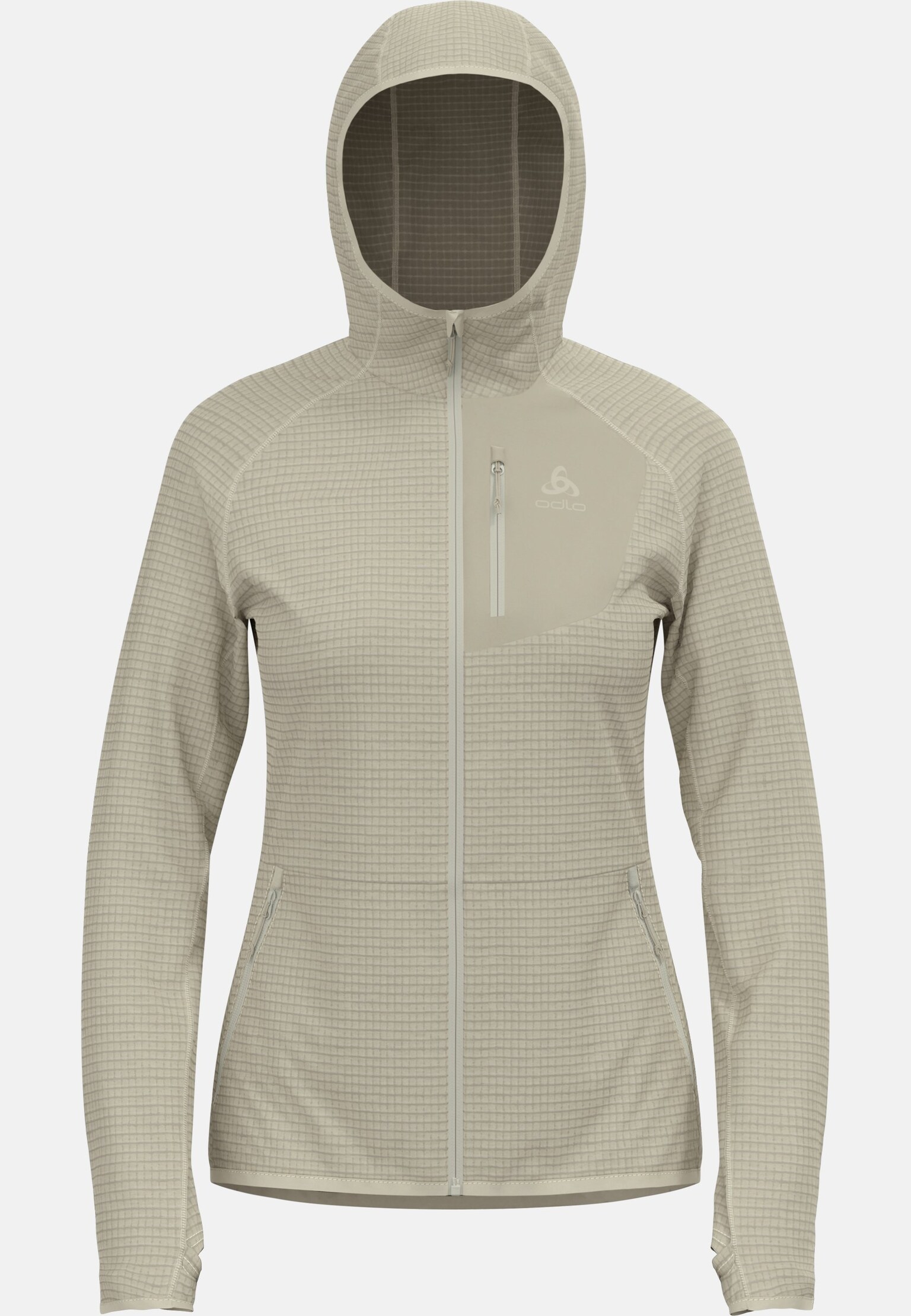 Ascent Mid Layer mit Kapuze und Reissverschluss