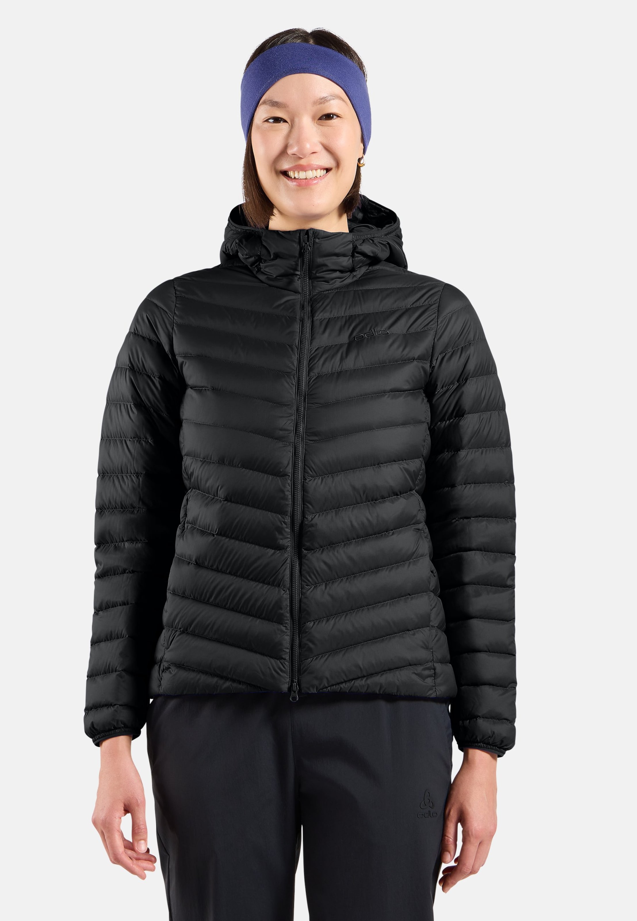 Odlo X-Alp Packable Down Isolationsjacke für Damen - Wandern, Ski & Snow - schwarz, M