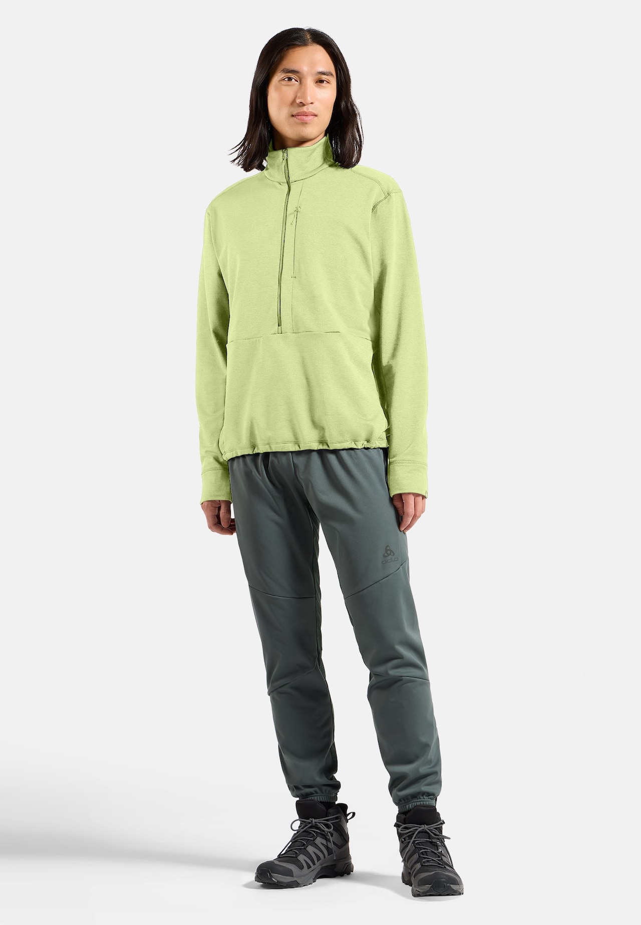Grid Fleece Mid Layer Half-Zip