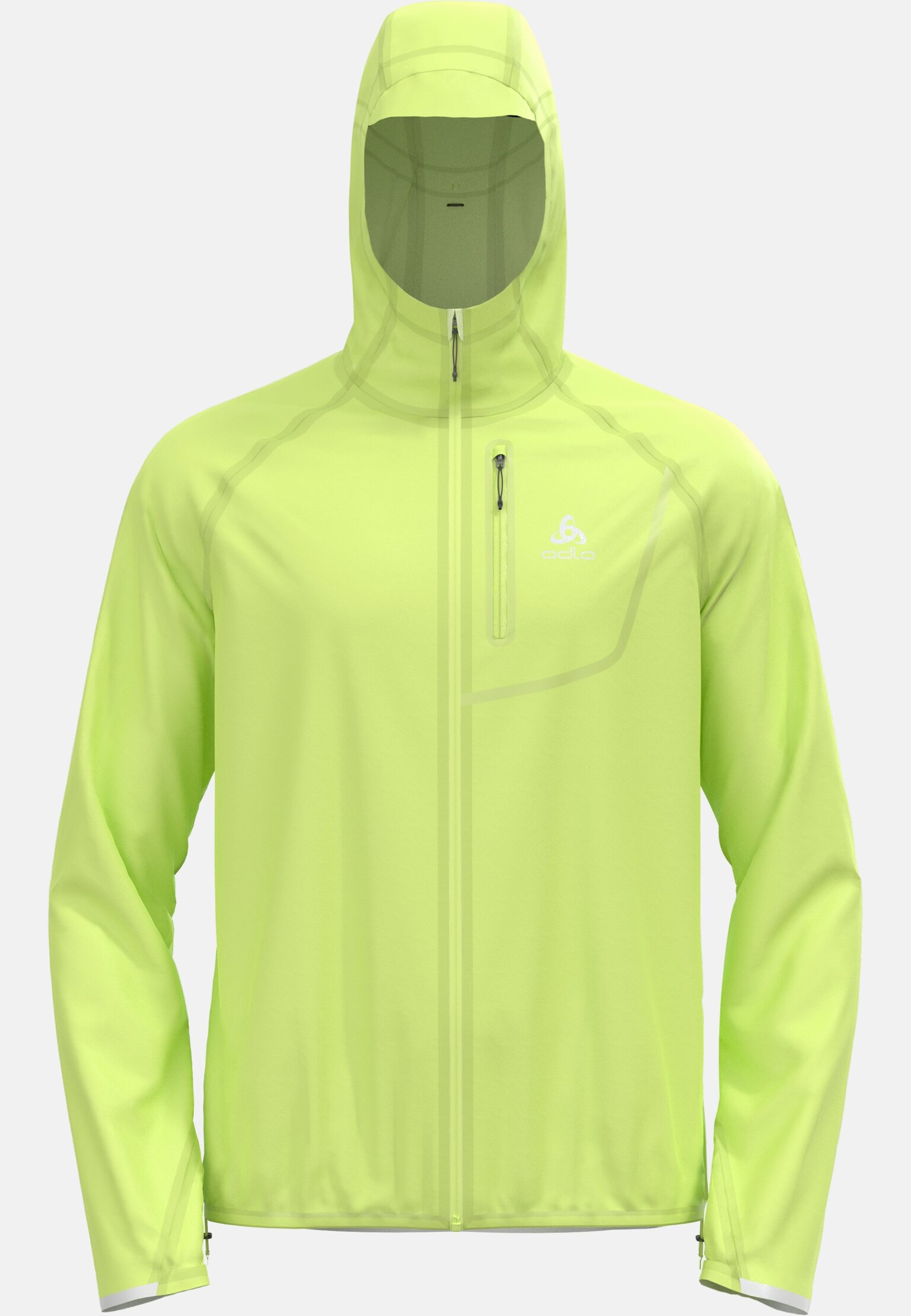 Wasserdichte Zeroweight Dual Dry Performance Knit Laufjacke
