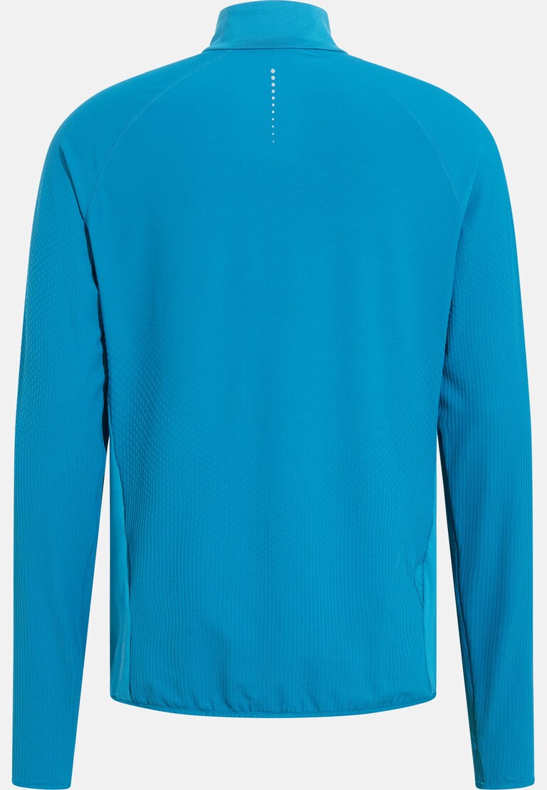 The Zeroweight mid layer running half-zip