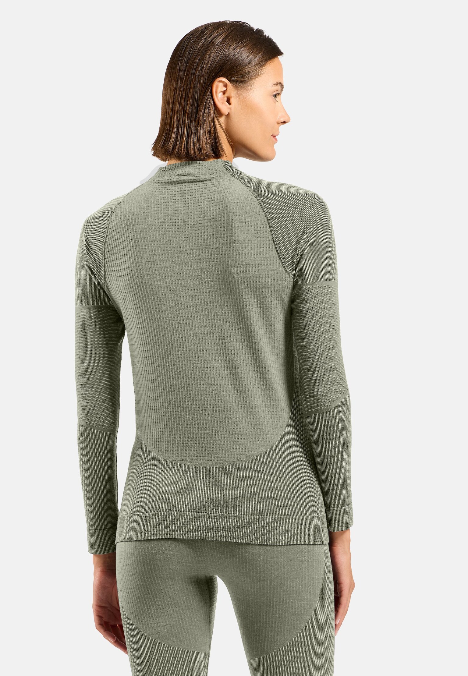 Haut technique à col rond Seamless Performance Wool