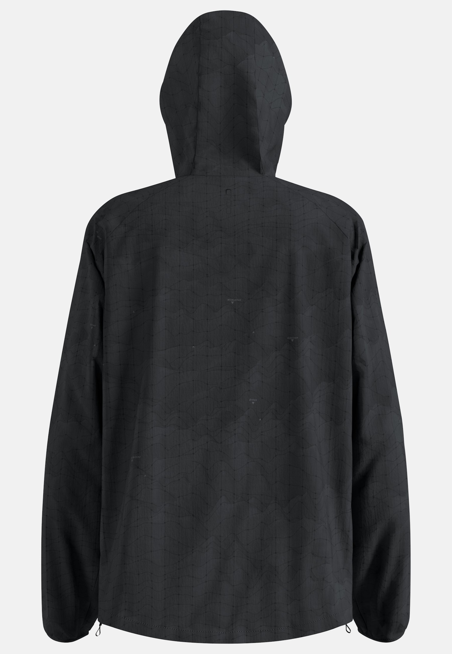 Anorak à capuche de running imprimé Zeroweight