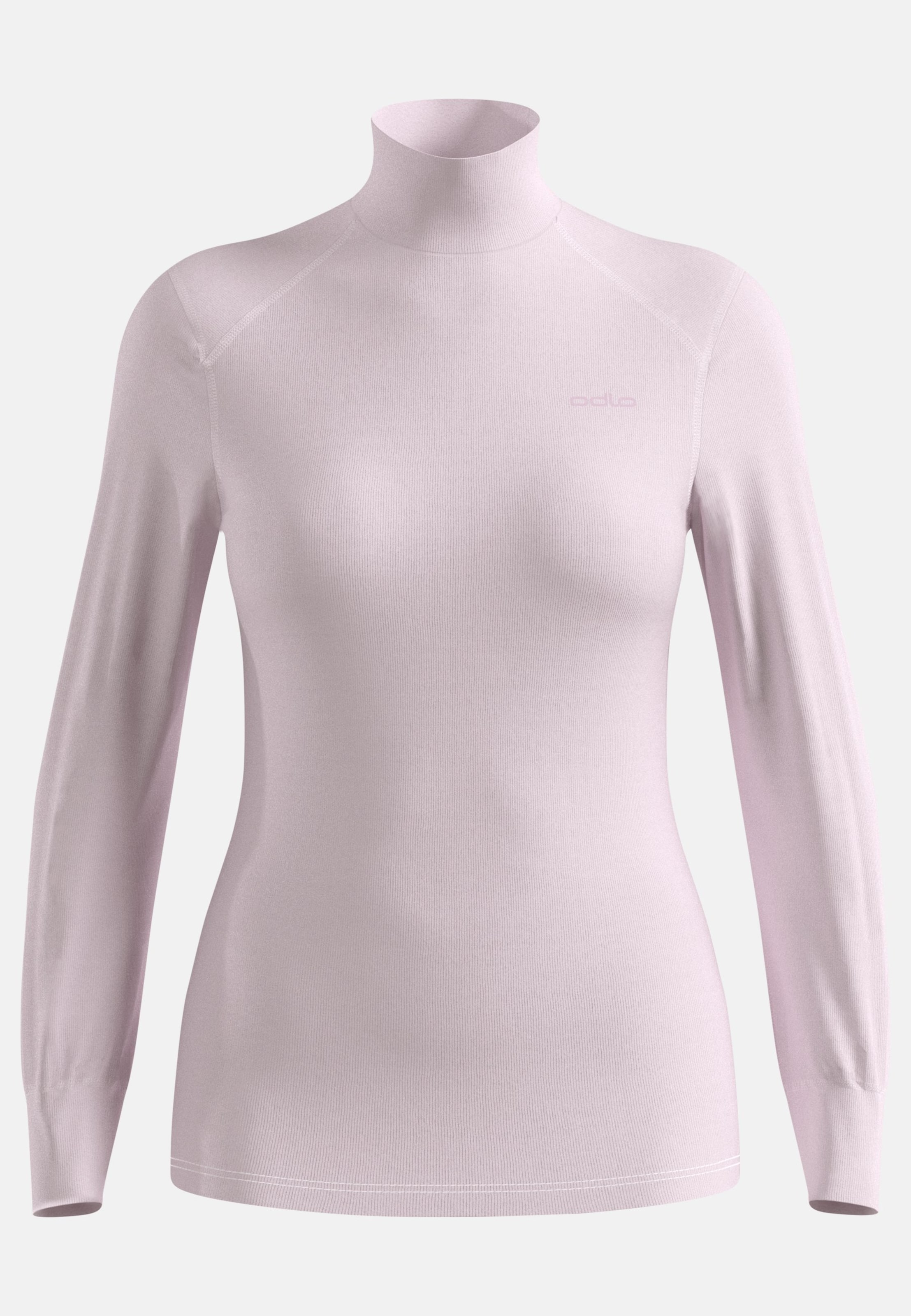 Odlo Active Warm Base Layer Shirt mit Stehkragen für Damen - Wandern, Ski & Snow - pink, M