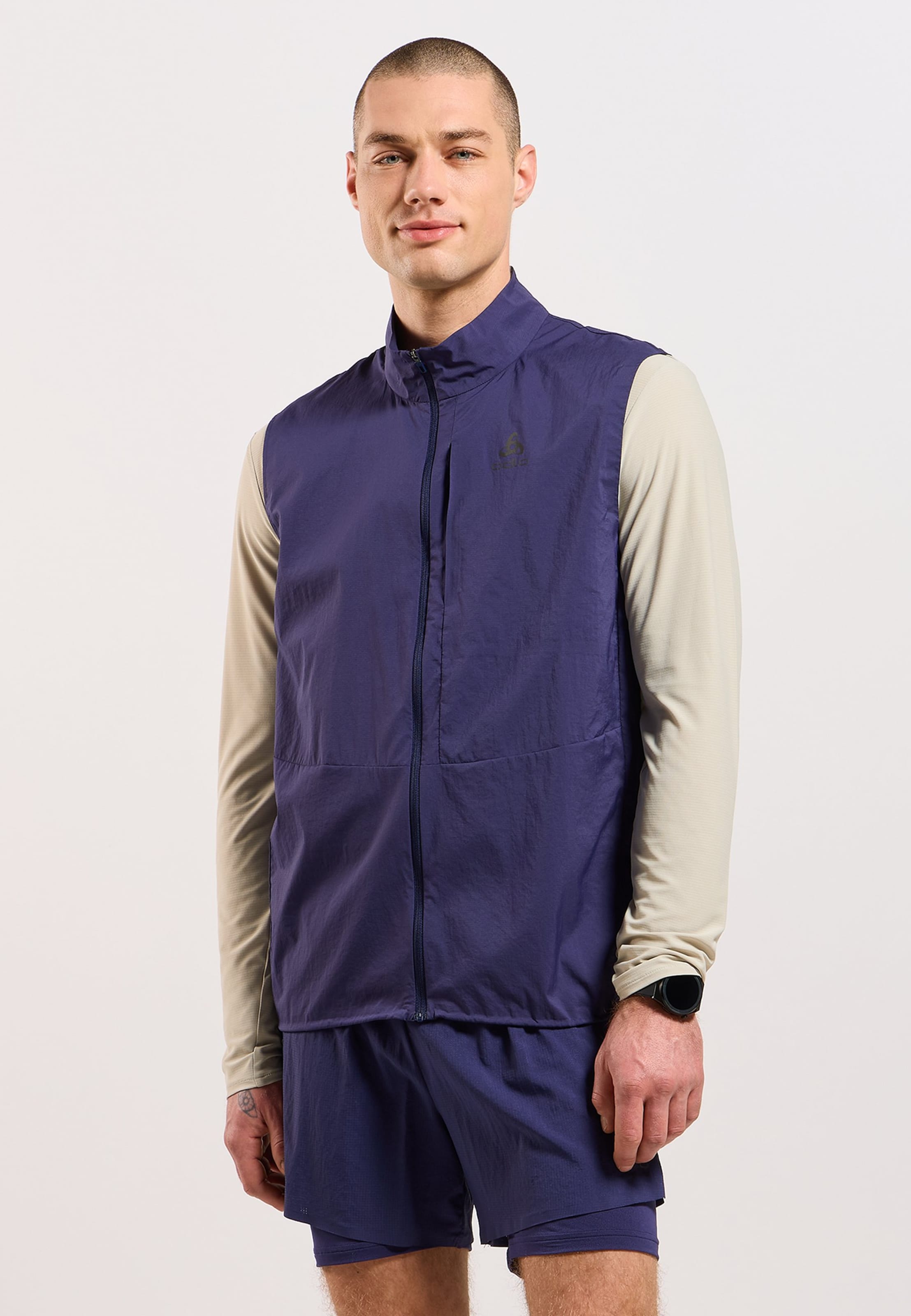 Odlo Zeroweight Laufweste 2.0 für Herren, L, blau