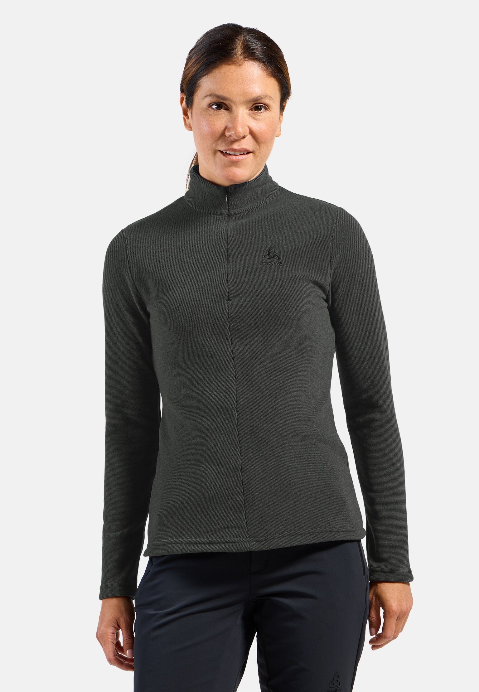 Pull technique à col ½ zippé Roy pour femme