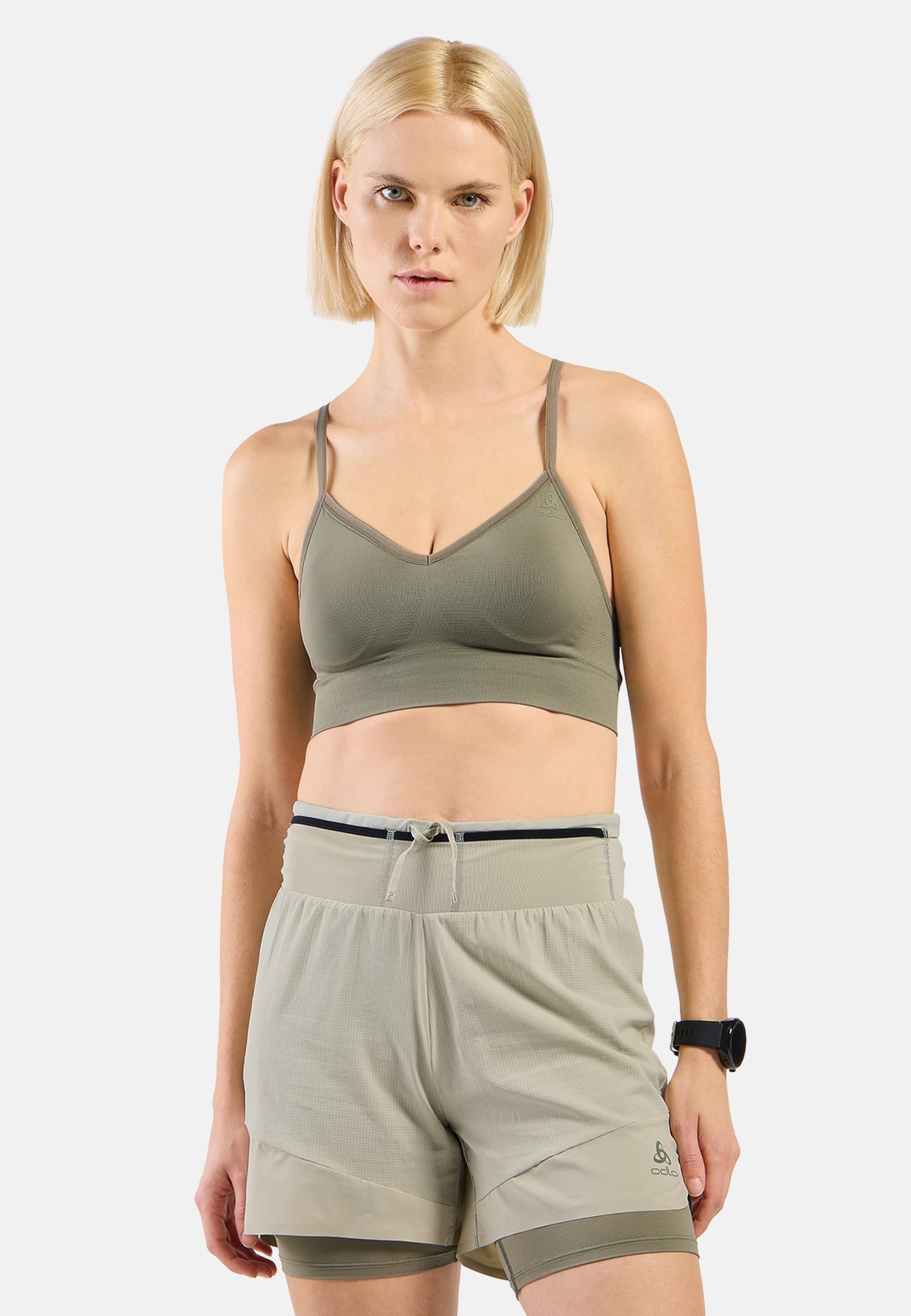 Odlo Seamless Sport-BH mit sanftem Halt für Damen, XS, grün