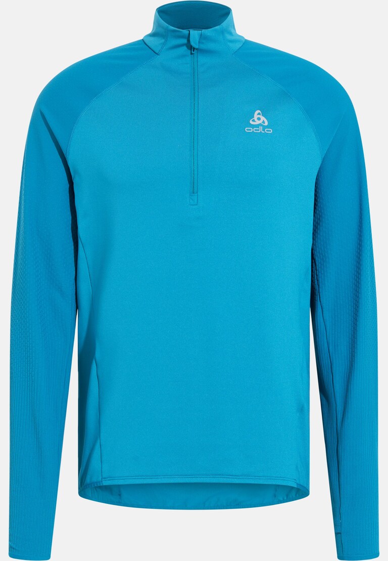 The Zeroweight mid layer running half-zip