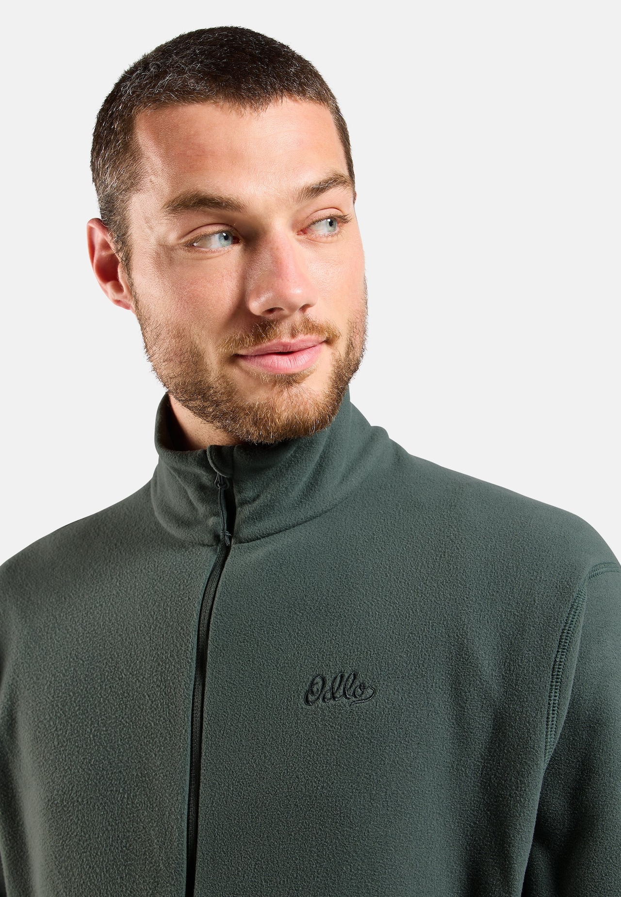 Felpa Classic Fleece a zip intera