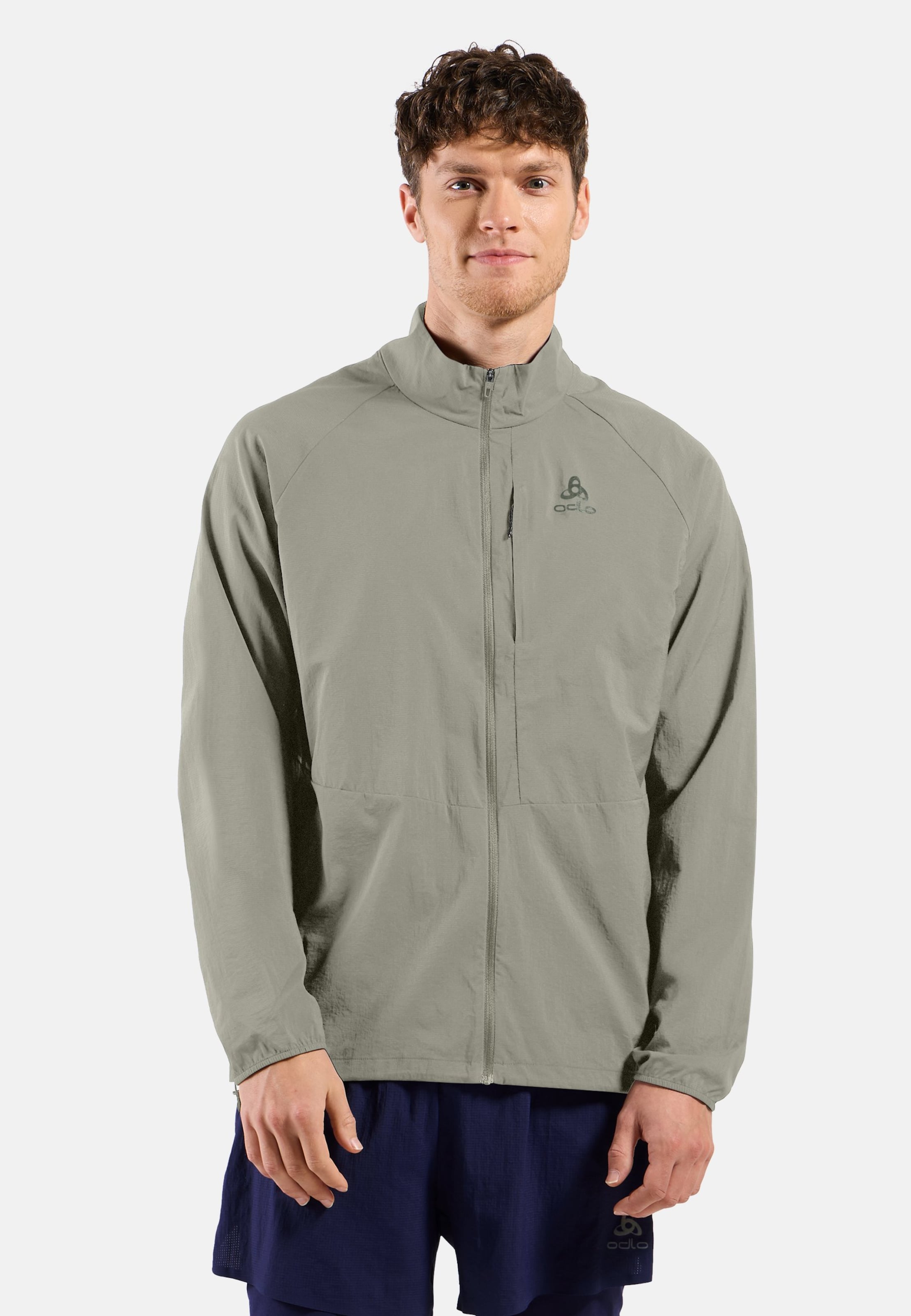 Odlo Zeroweight Laufjacke 2.0 für Herren, XL, beige