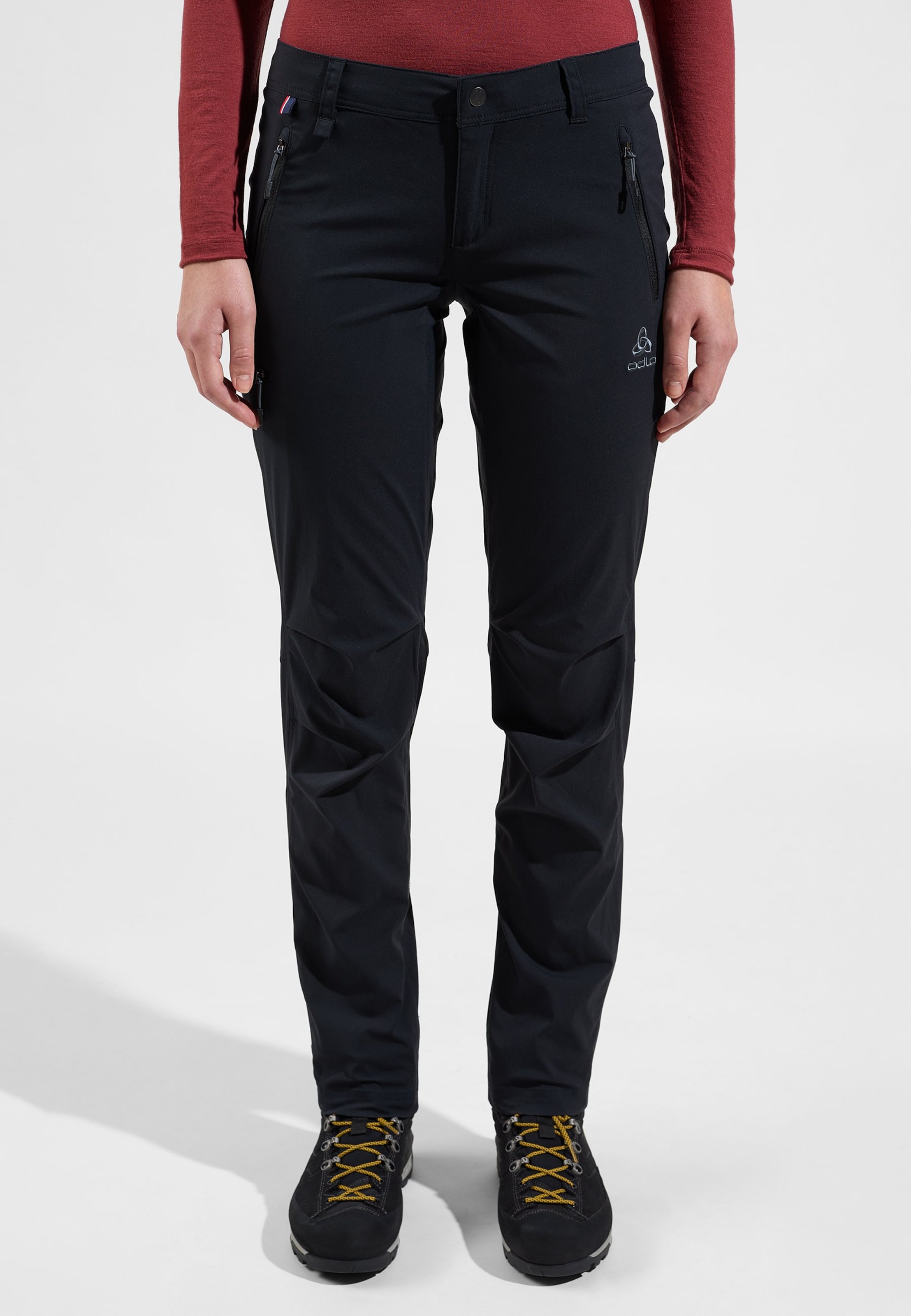 Odlo Wedgemount Wanderhose für Damen - Wandern - schwarz, 36