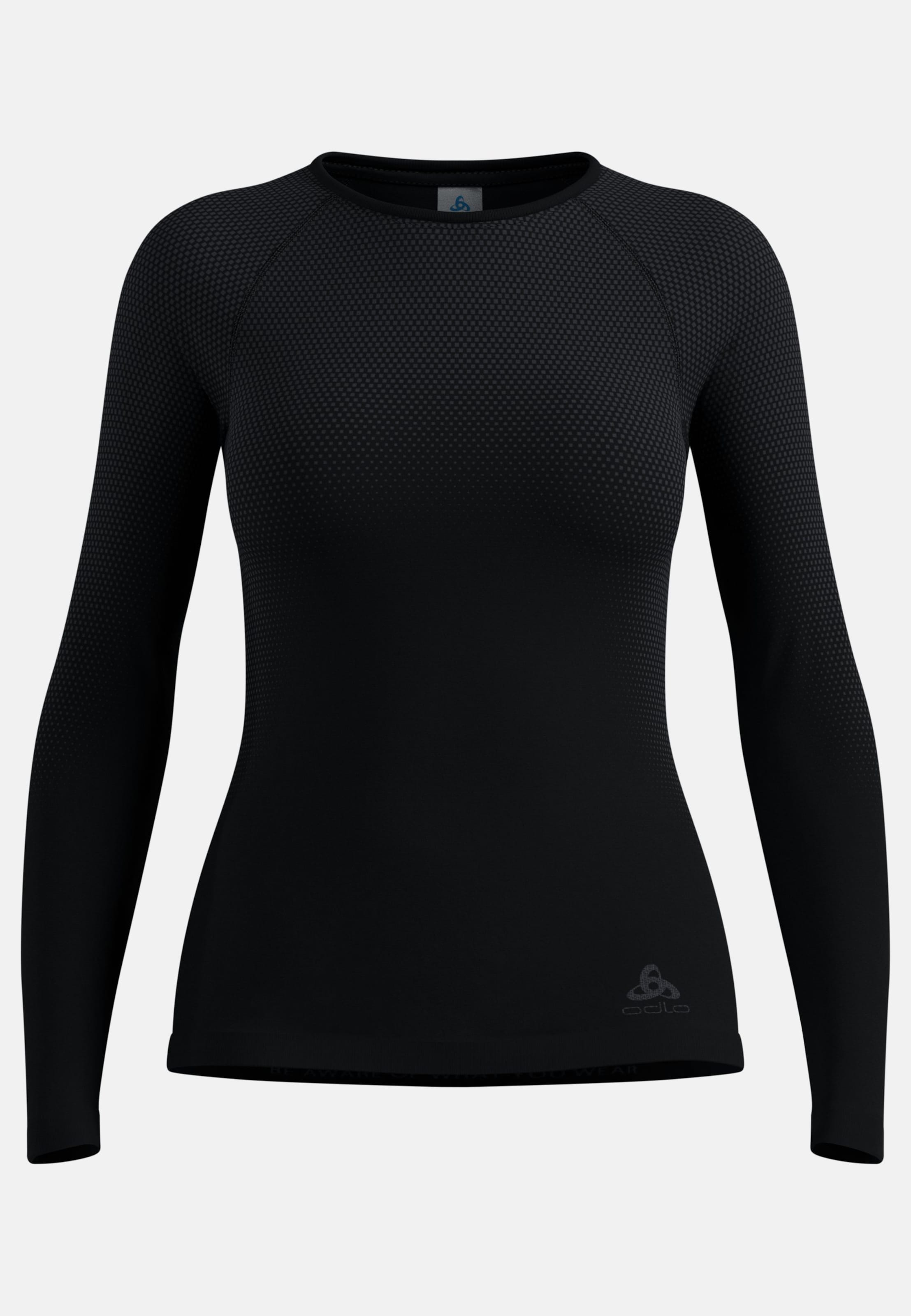 Odlo Langärmeliges Performance Light Base-Layer-Shirt für Damen, XS, schwarz
