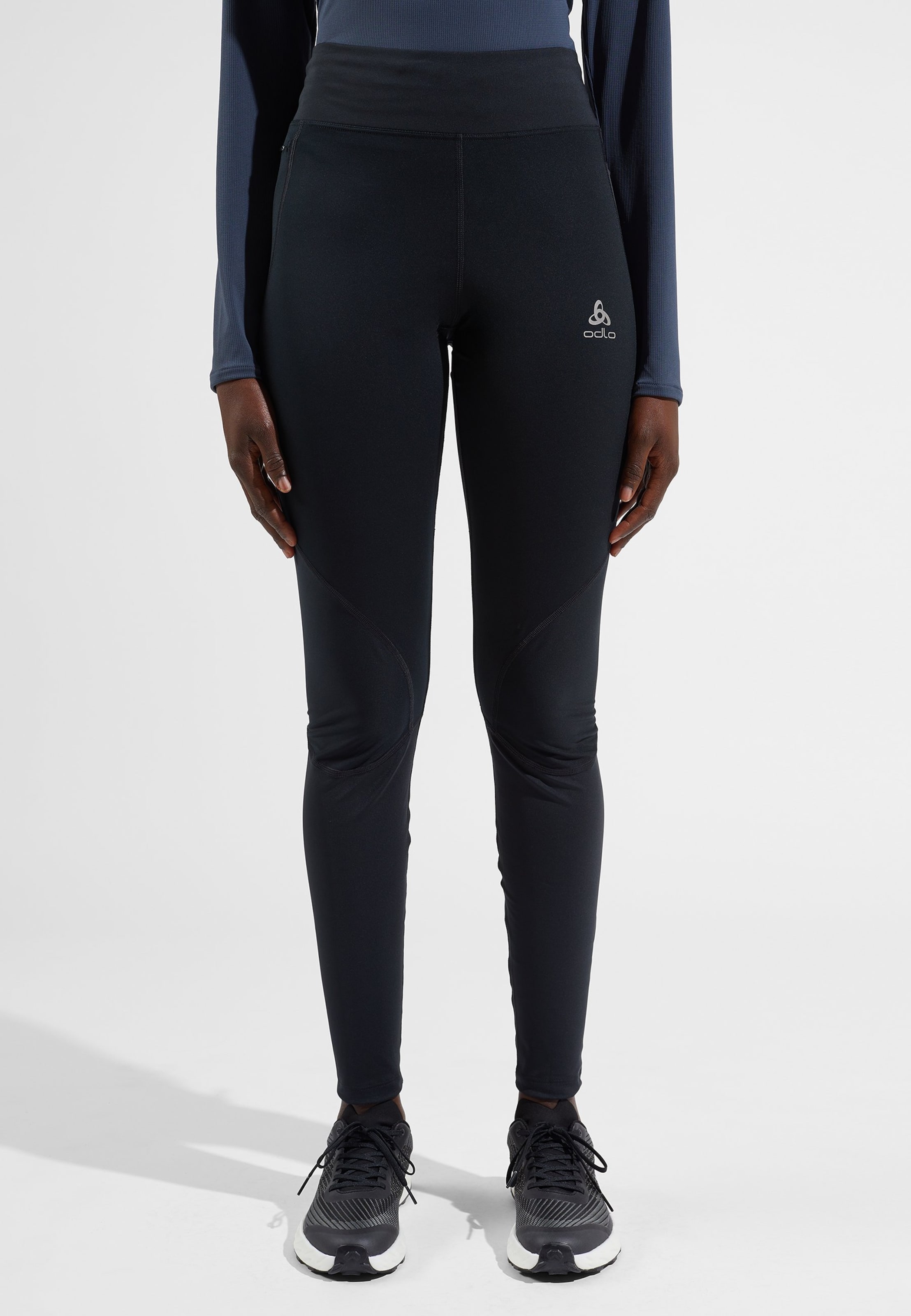 Odlo Zeroweight Warm Radtights für Damen, XS, schwarz