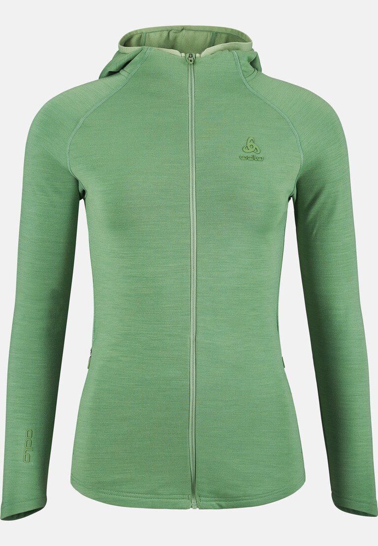 The Ascent Performance Wool Warm mid layer hooded zip