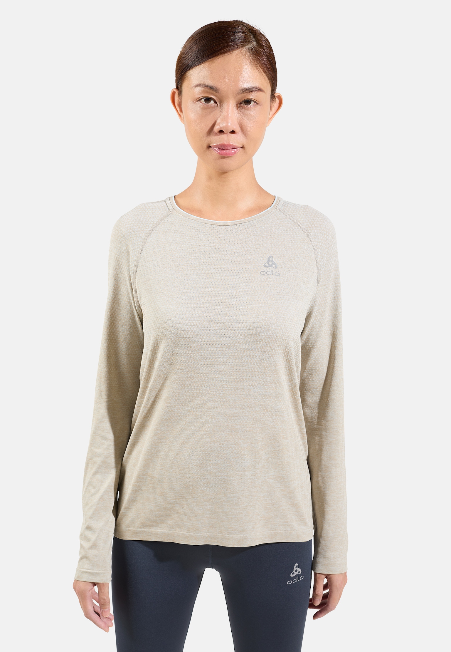 Essentials Seamless Langarm-Laufshirt