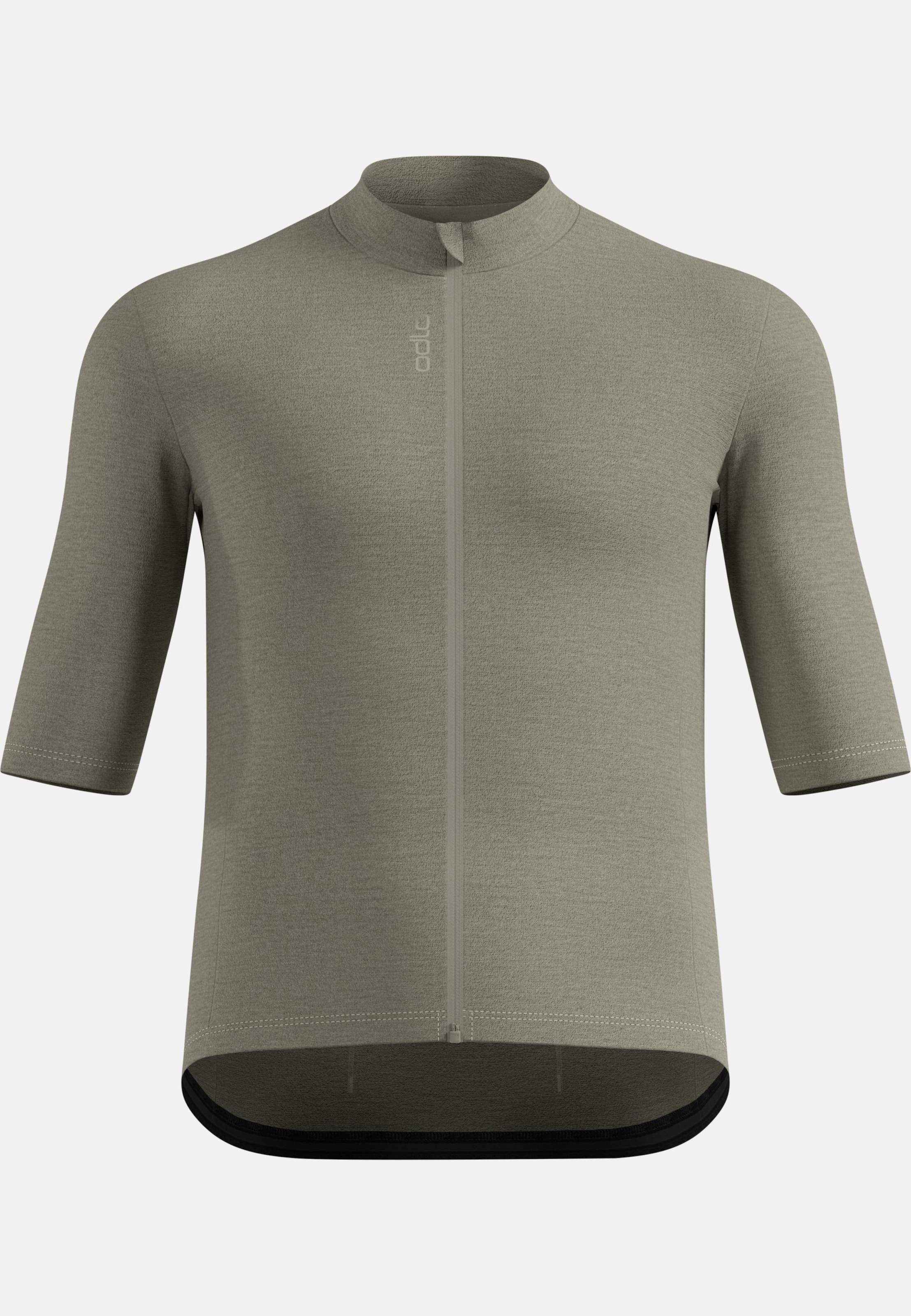 Odlo Zeroweight Merino Radtrikot mit Reissverschluss für Herren, L, green