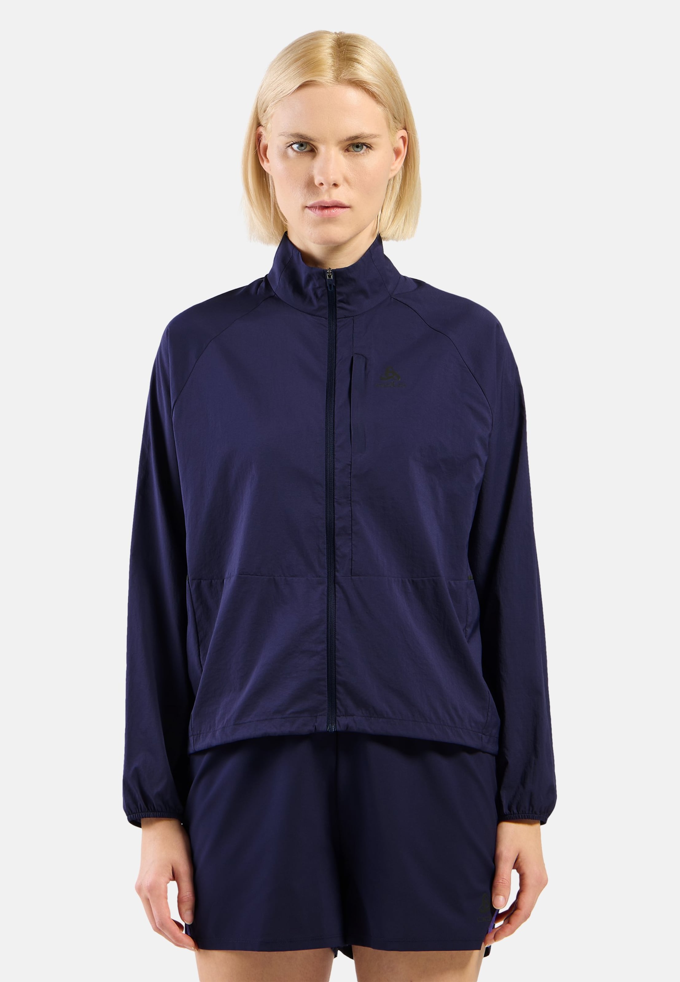 Odlo Zeroweight Laufjacke 2.0 für Damen, XL, blau