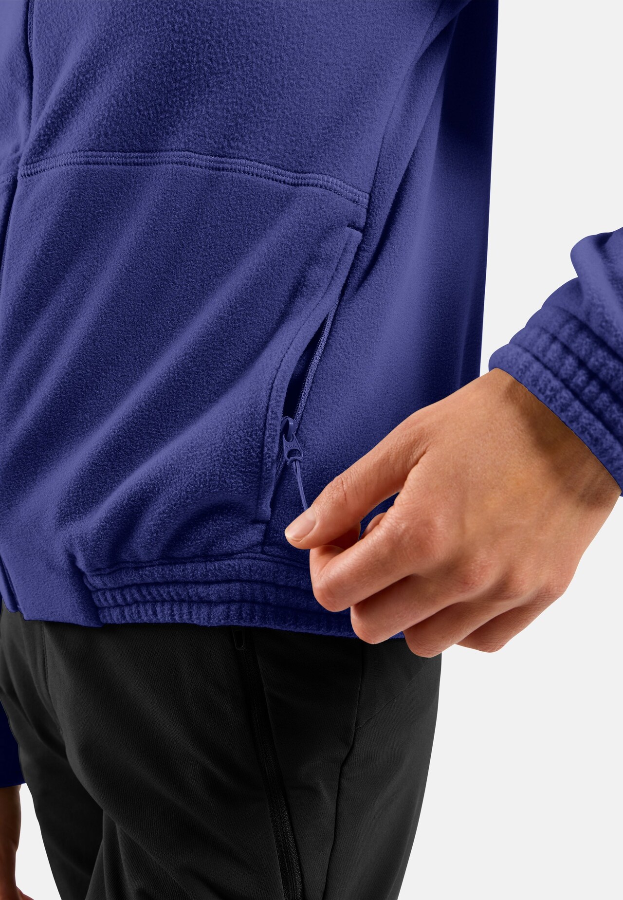 Felpa Classic Fleece a zip intera