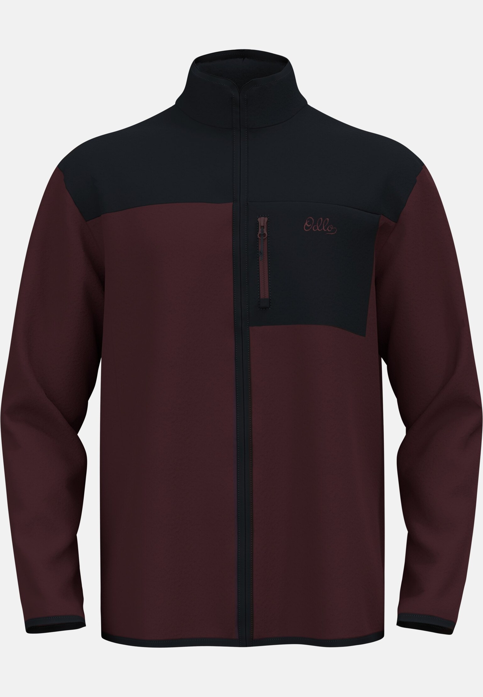 Essential High Pile Blocked Mid Layer Full-Zip