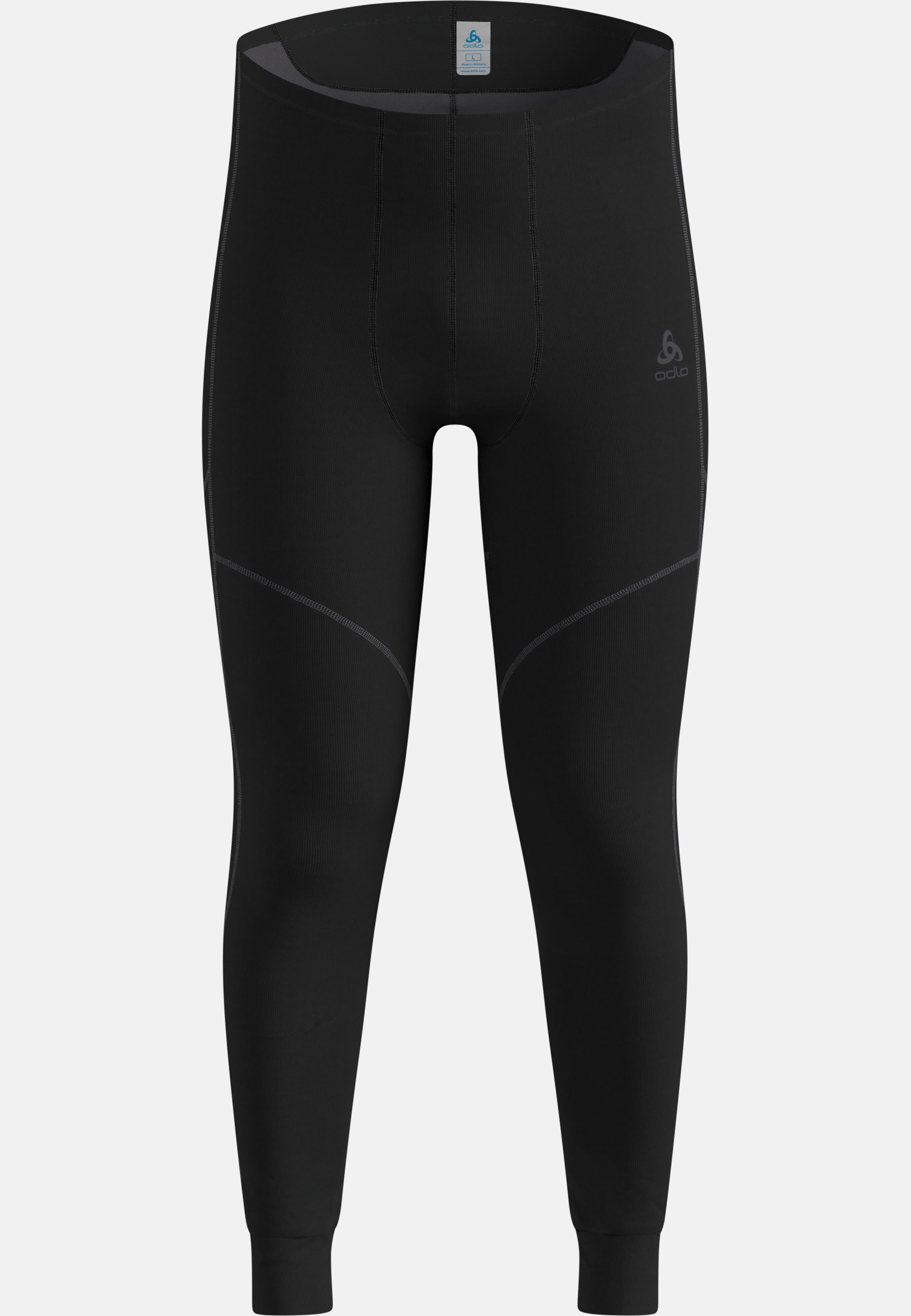 スーツ ODLO FW24 LEGGINGS BASE LAYER (111801 10183) The Active Warm Originals Base Layer Bottoms in odlo steel