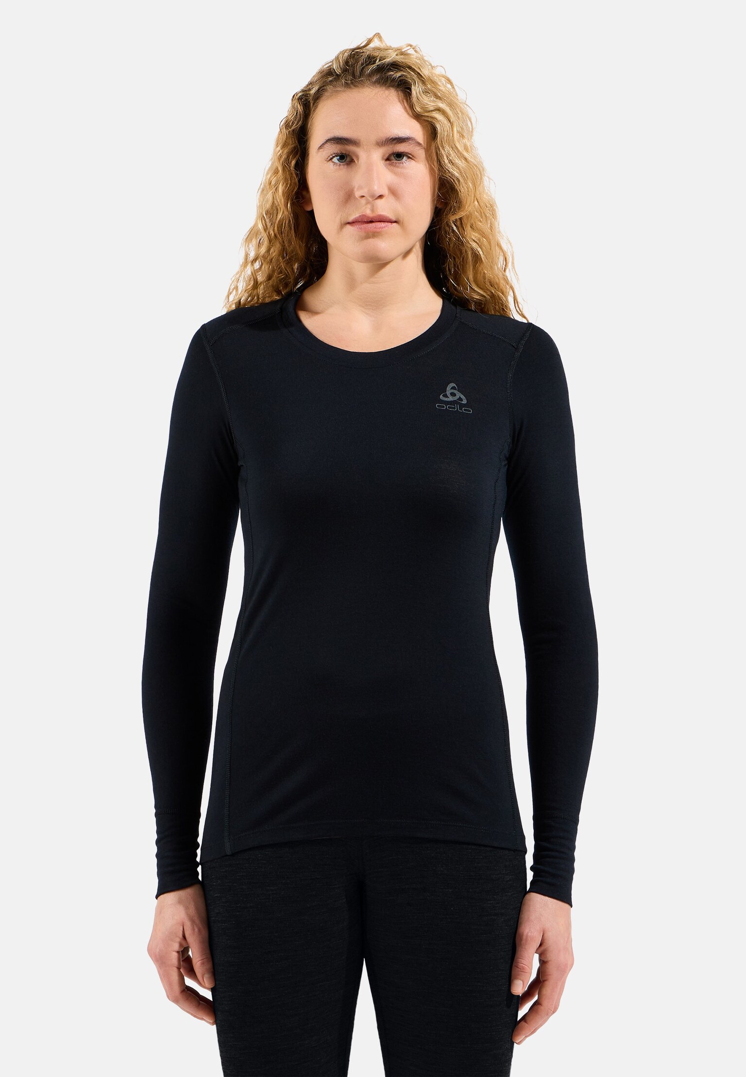 Natural 100% Merino Warm-basislaagtop met lange mouwen voor dames