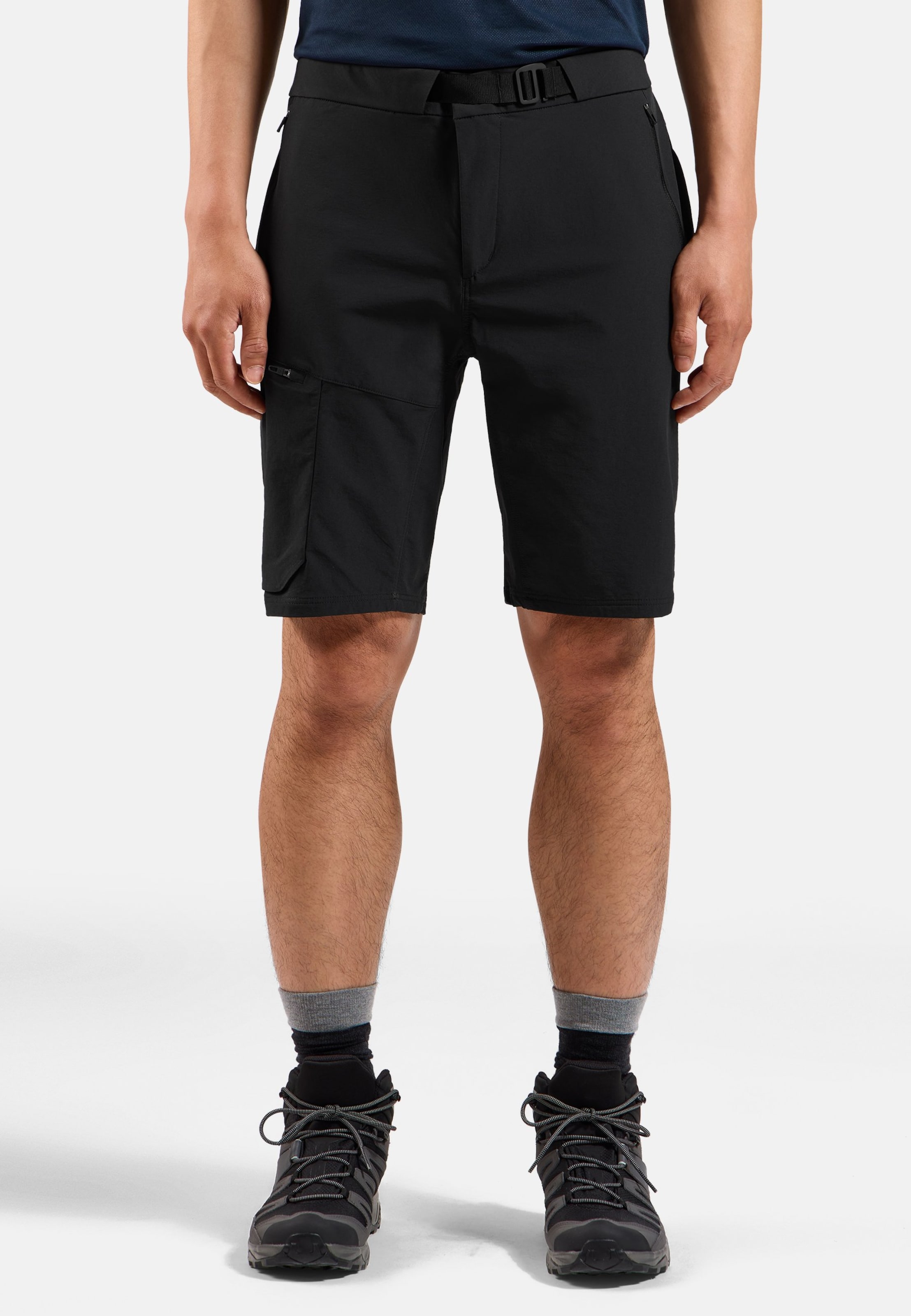 Odlo Ascent Wandershorts für Herren, 56, schwarz