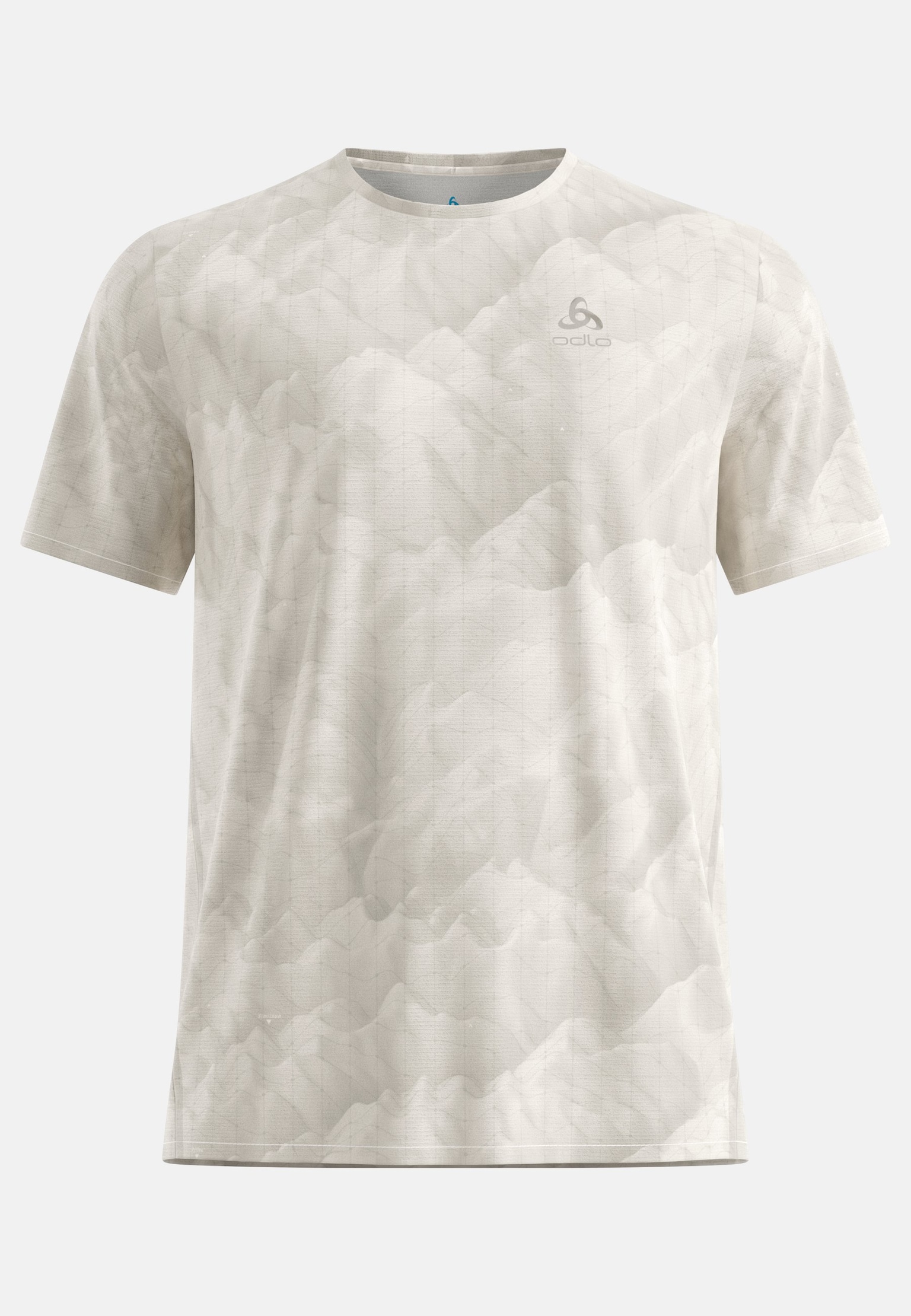 The Zeroweight Chill-Tec print running t-shirt