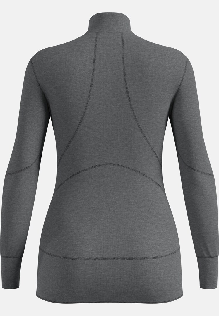 Active X-Warm Base Layer Half-Zip in odlo steel grey melange | Odlo