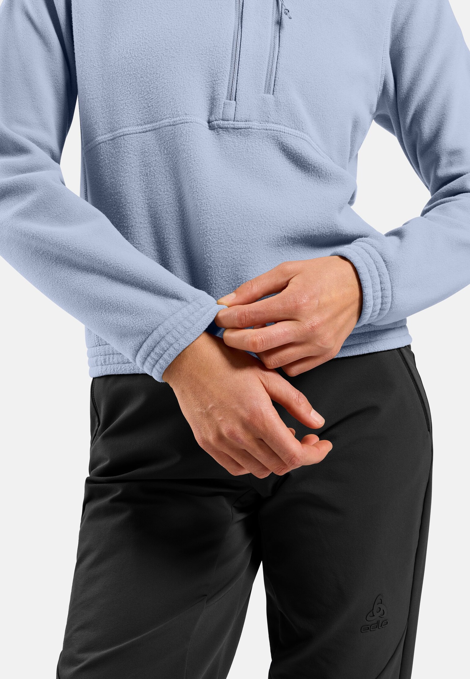 The Essentials classic fleece half-zip multisport mid layer