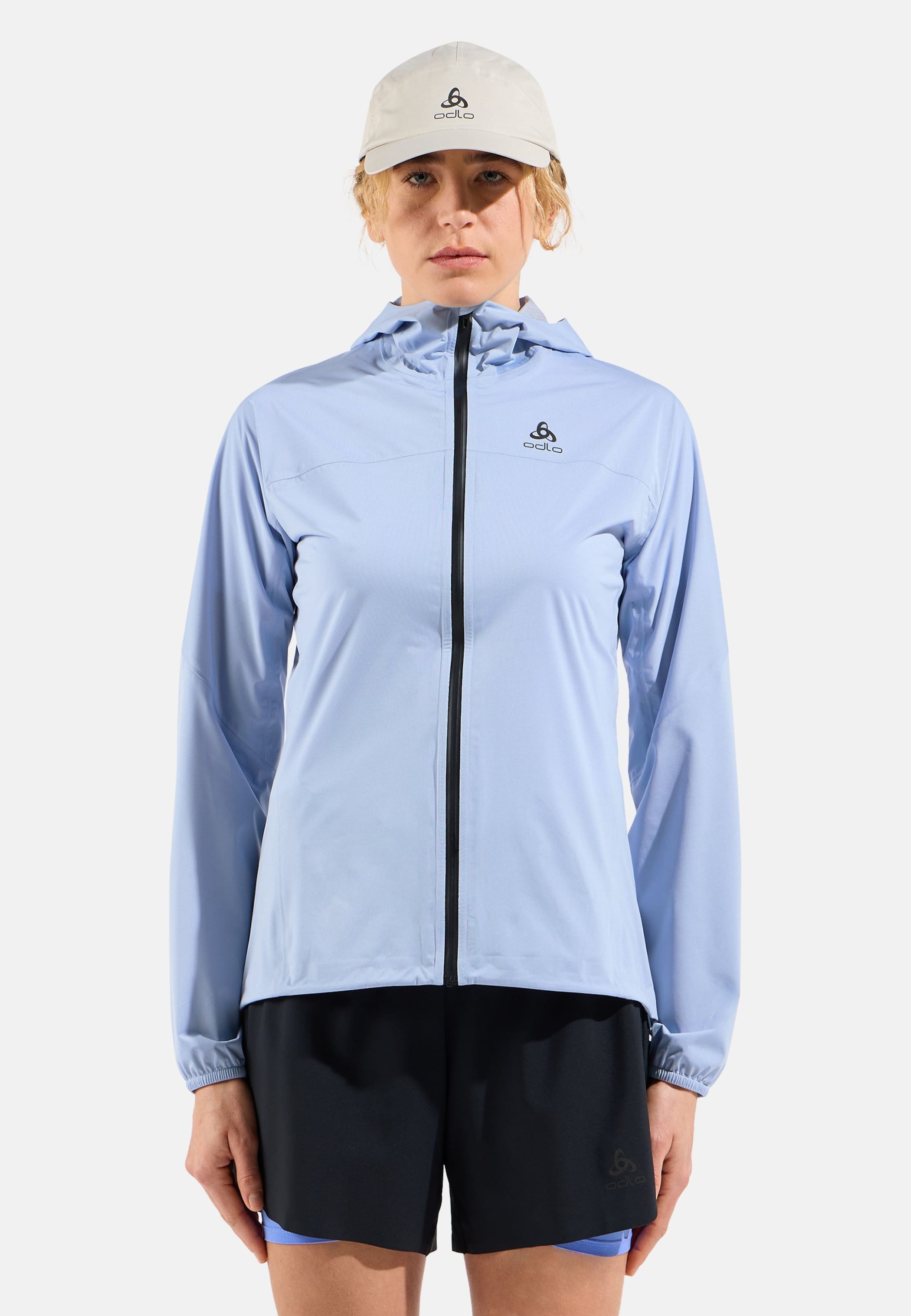 Odlo X-Alp Waterproof Laufjacke für Damen - Trail Running, Wandern - blau, XL