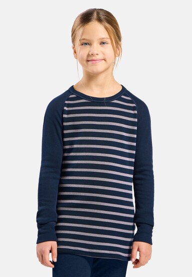 Active Warm Kids Stripes Base Layer Shirt