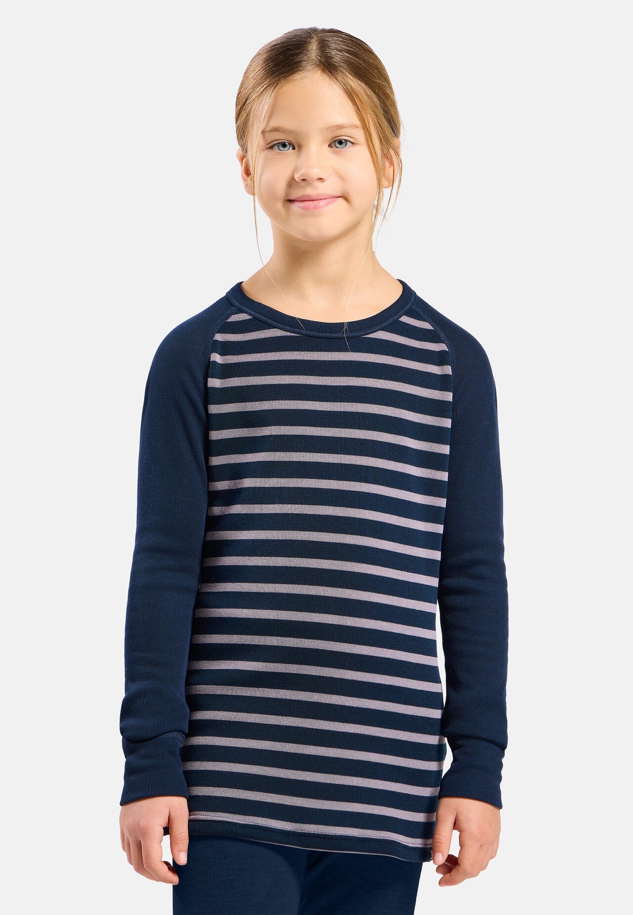 Active Warm Kids Stripes Base Layer Top
