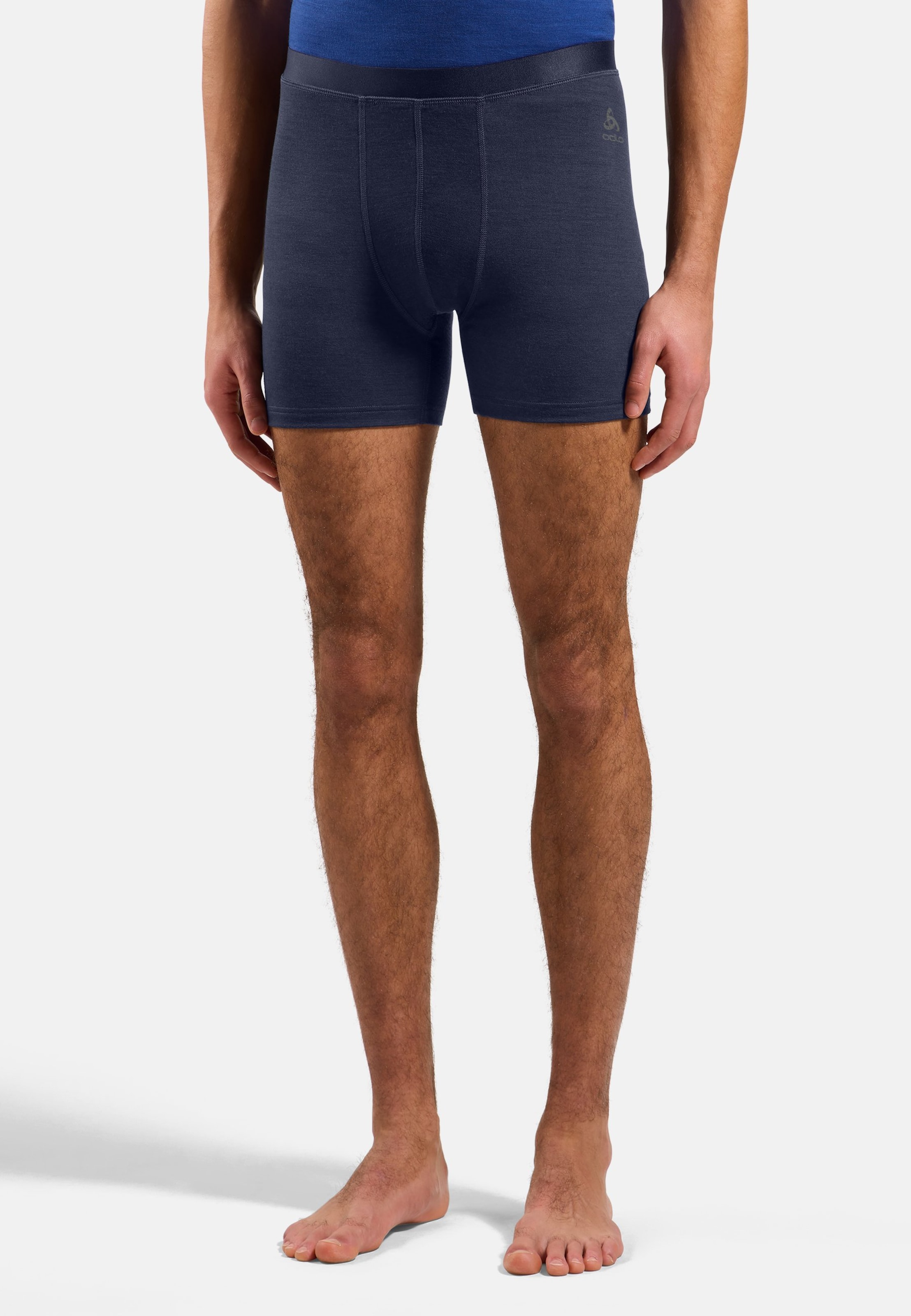 Odlo Natural Merino 160 Boxershorts für Herren, S, marineblau